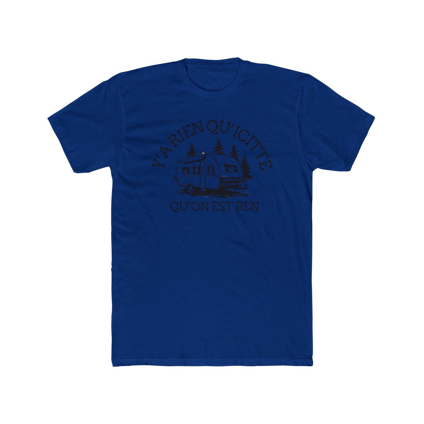 Unisex Cotton Crew Tee - Vintage RV Adventure T-Shirt -Crée_ation Nature DC