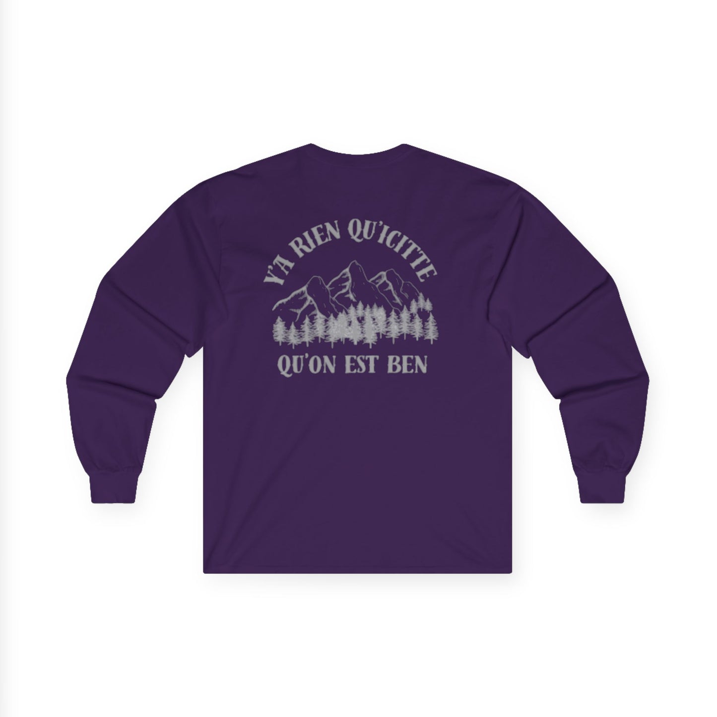 Inspirational Nature Long Sleeve Tee - Unisex Ultra Cotton Shirt for Outdoor Lovers