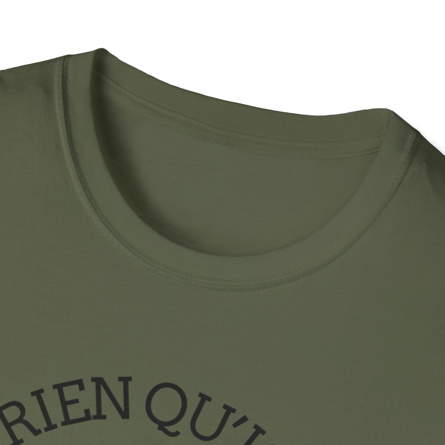 Nature-Inspired Unisex Softstyle T-Shirt - "Ya Rien Qu`Icitte" Design