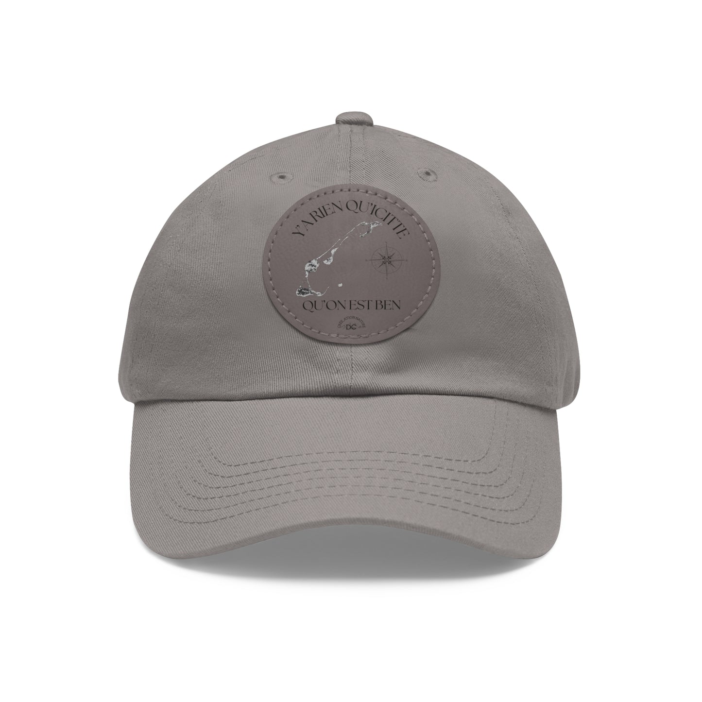 Adventure Dad Hat with Leather Patch - Perfect for Outdoor Enthusiasts - Crée_ation Nature DC