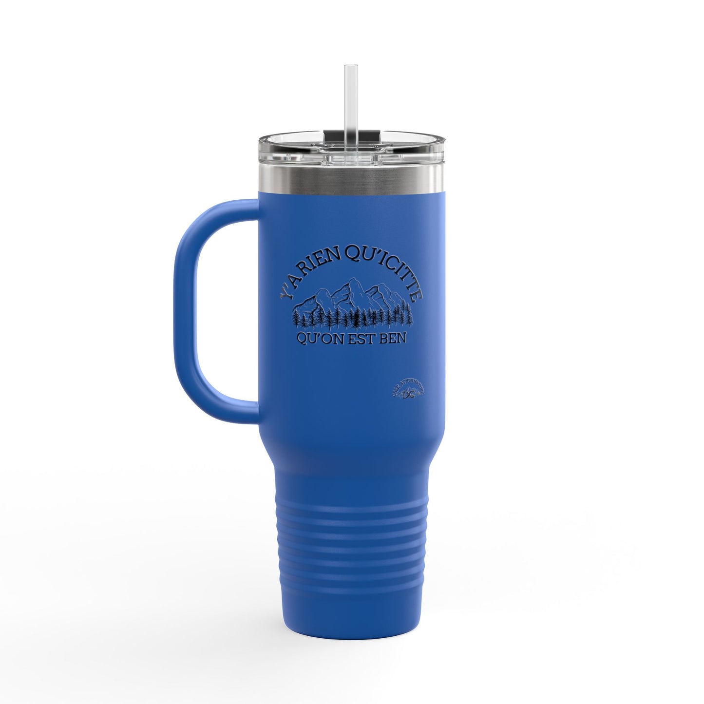 40oz Insulated Travel Mug with Bear Paw Design - Perfect for Camping and Outdoor Adventures Crée_ation Nature DC