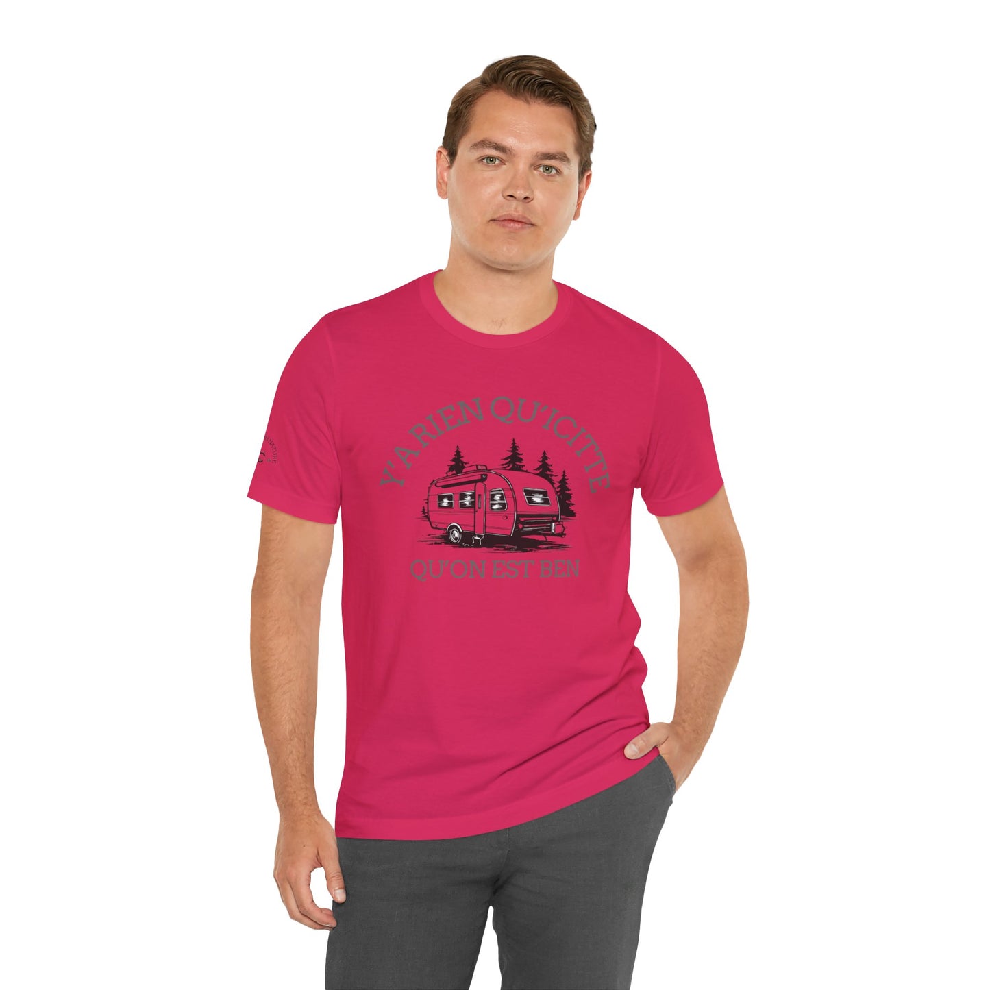 Bohemian RV Adventure Tee - Y'A Rien Qu'citte Qu'on Est Ben - Crée_ation Nature DC