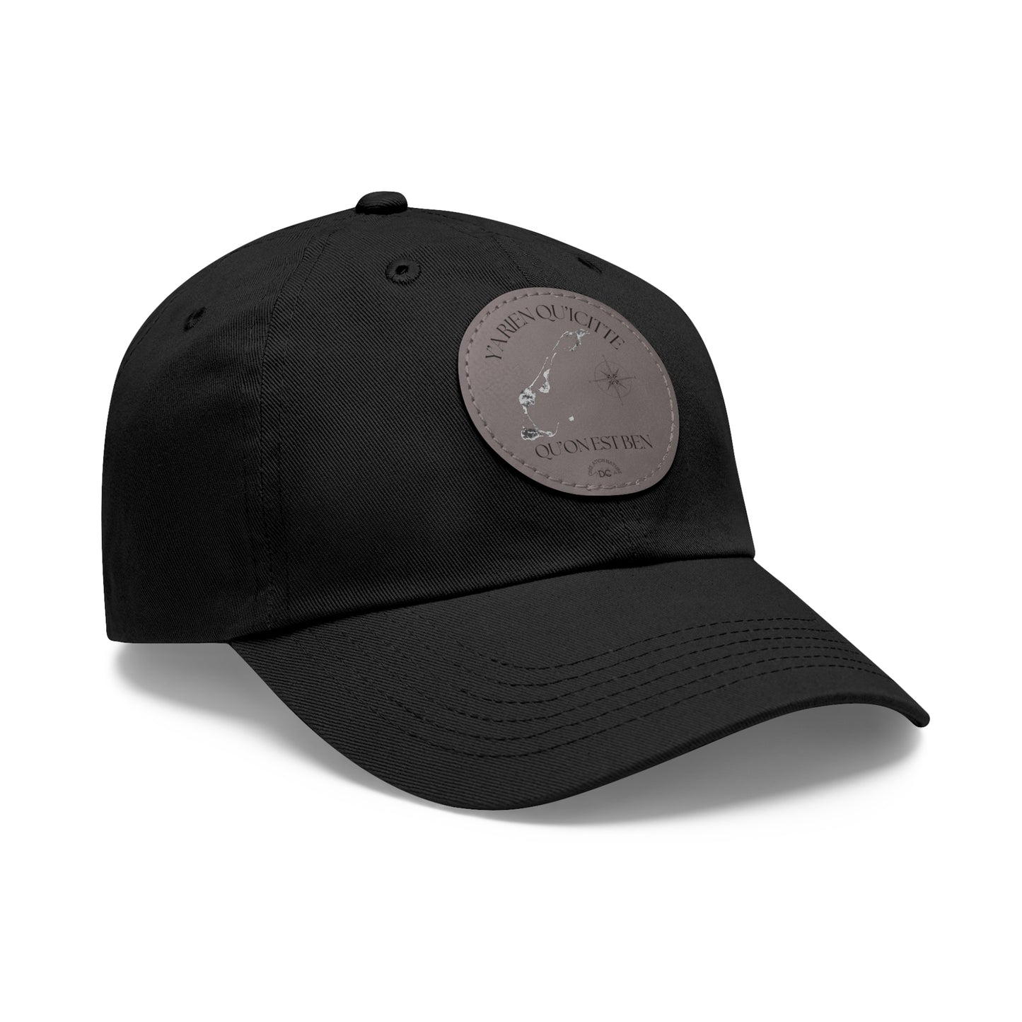 Adventure Dad Hat with Leather Patch - Perfect for Outdoor Enthusiasts - Crée_ation Nature DC