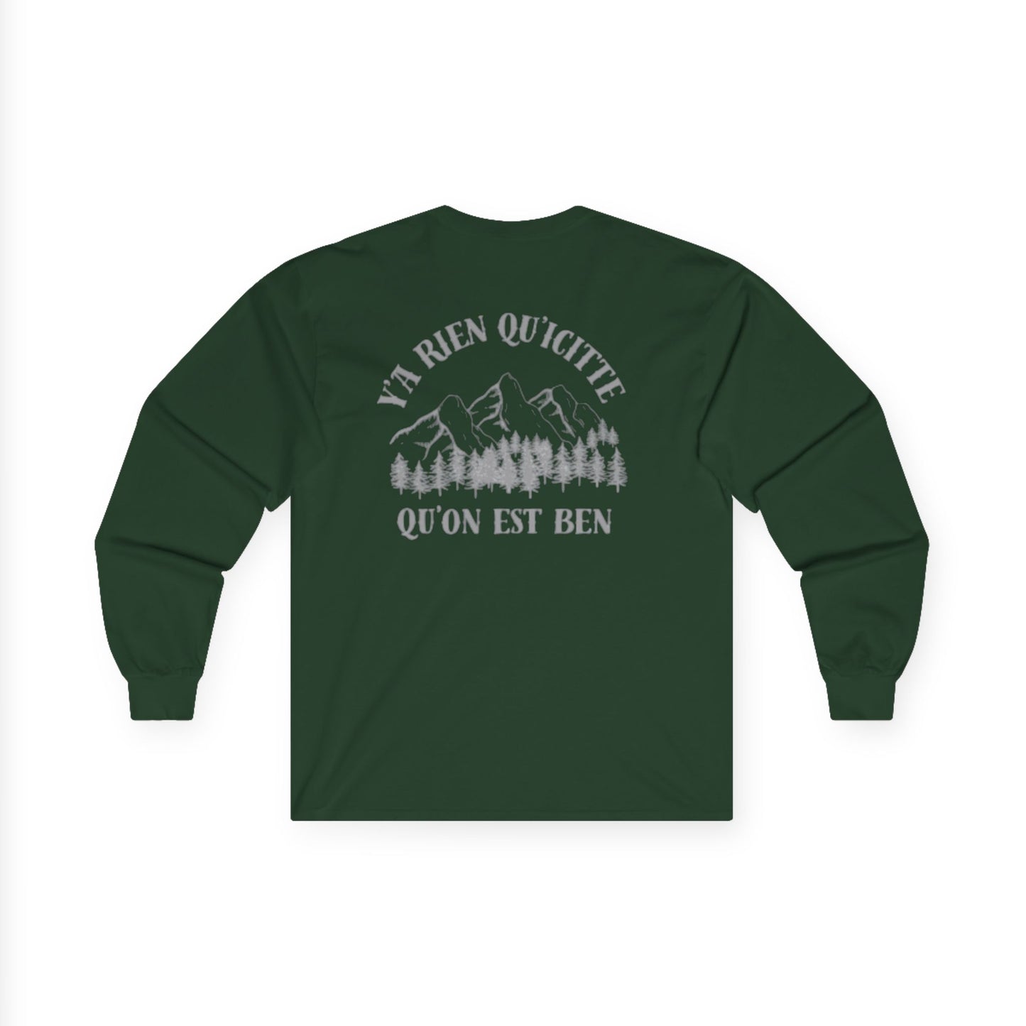 Inspirational Nature Long Sleeve Tee - Unisex Ultra Cotton Shirt for Outdoor Lovers