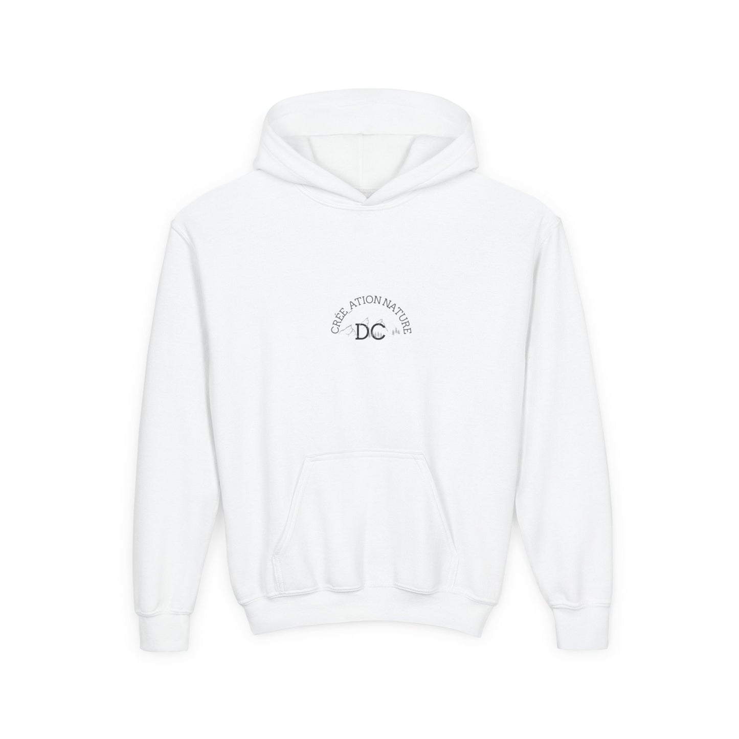 sweat-shirt à capuche pour jeunes - Crée_Ation Nature DC