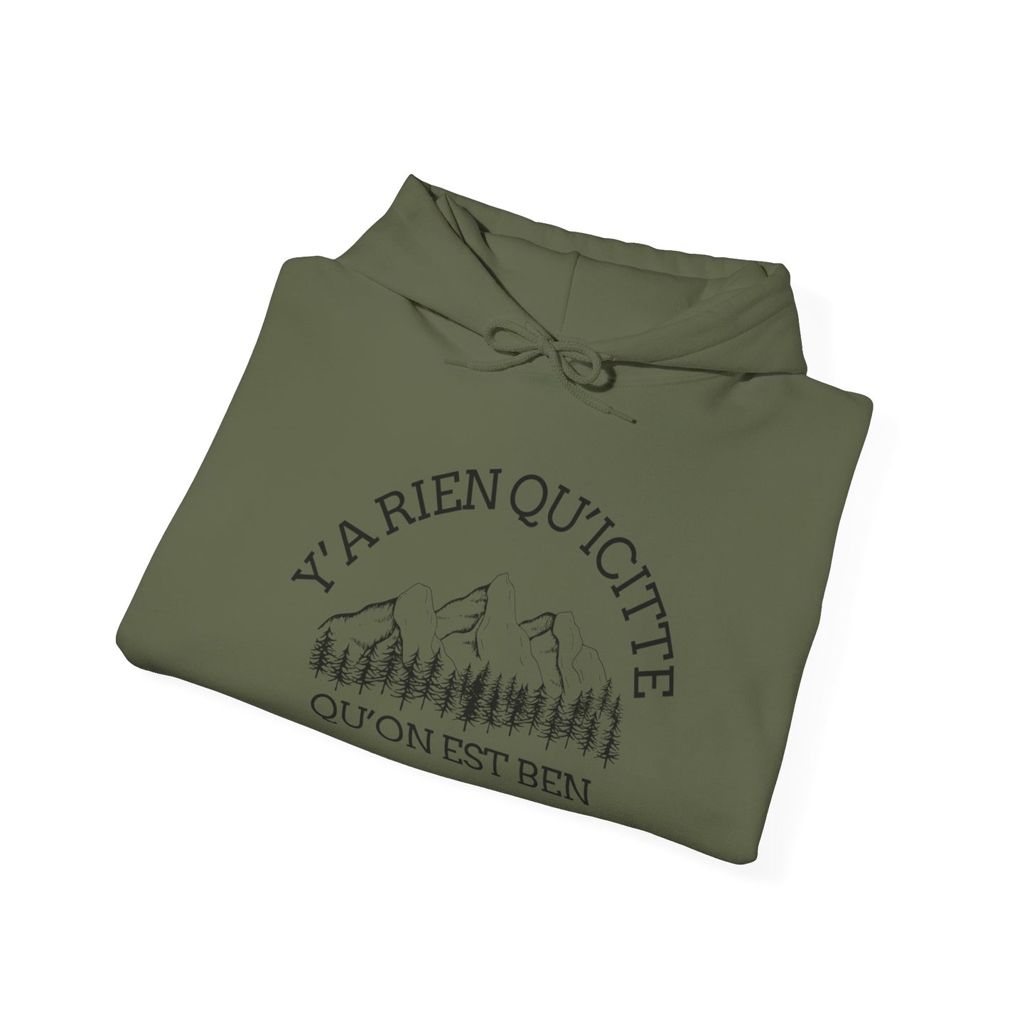 Sweats a capuche Cozy Unisex Hooded Sweatshirt with Nature-Inspired Design-Cree_ation Nature DC