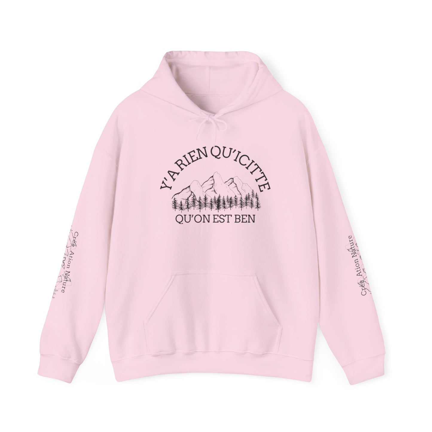 Sweats a capuche Cozy Unisex Hooded Sweatshirt with Nature-Inspired Design-Cree_ation Nature DC