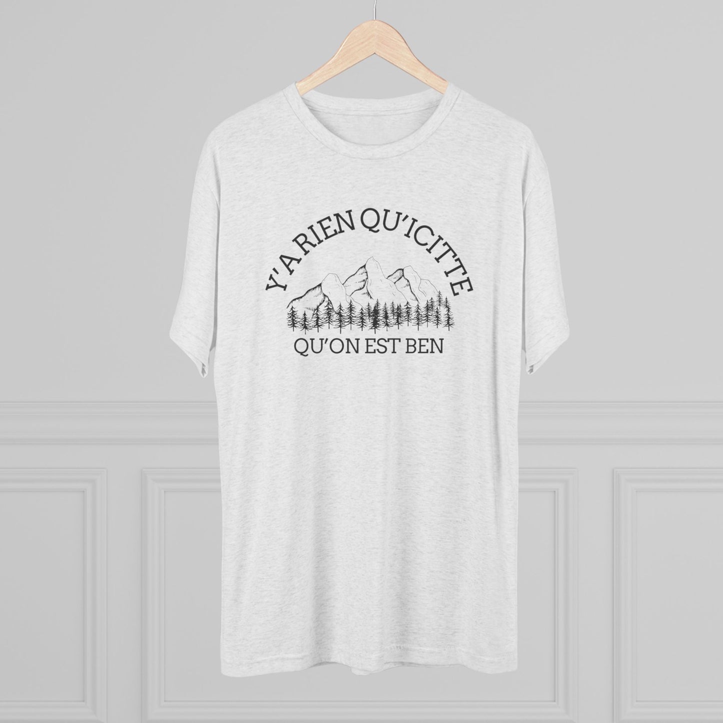 Unisex Tri-Blend Crew Tee - Nature Quote Graphic T-Shirt for Outdoor Enthusiasts - Crée_ation Nature DC