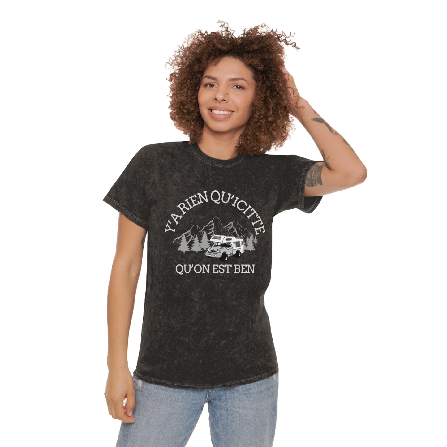 t-shirt unisexe - Unisex Mineral Wash Graphic T-Shirt - Crée_Ation Nature DC