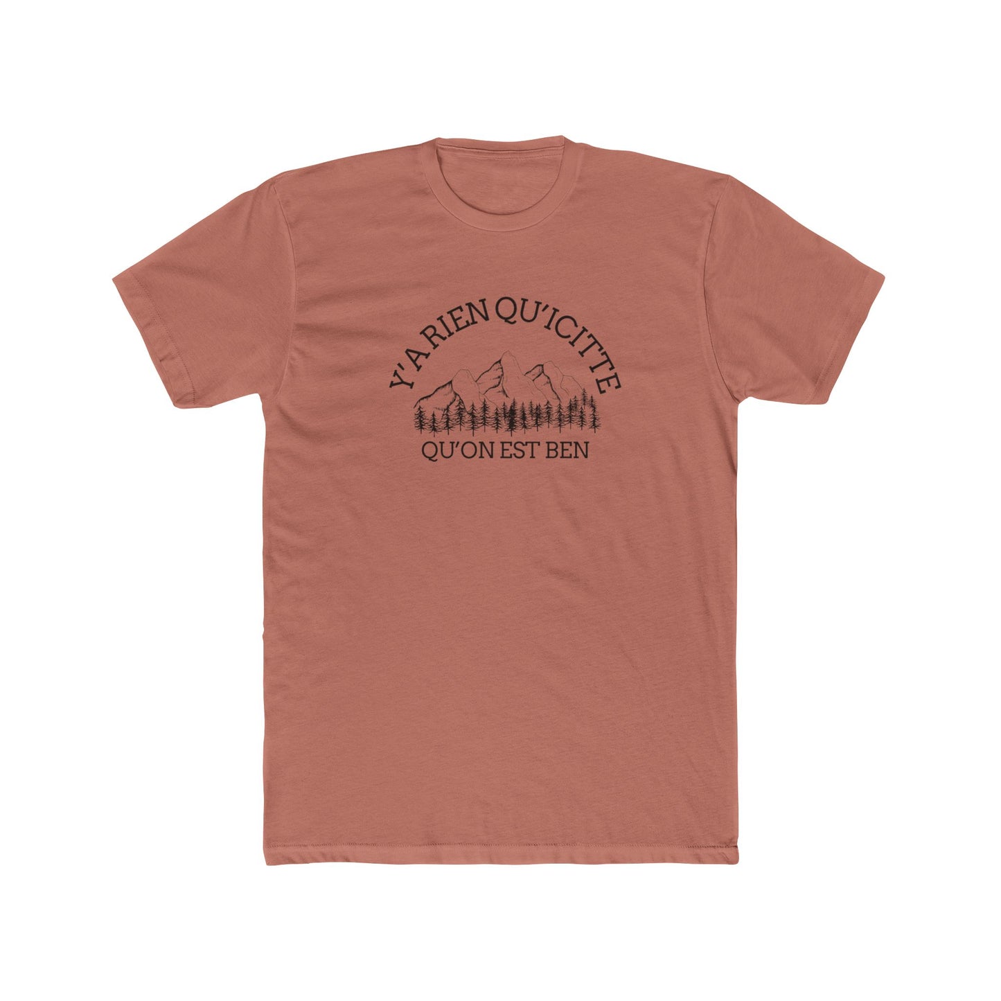 Unisex Cotton Crew Tee - Alpine Adventure Quote Tee - Crée_ation Nature DC