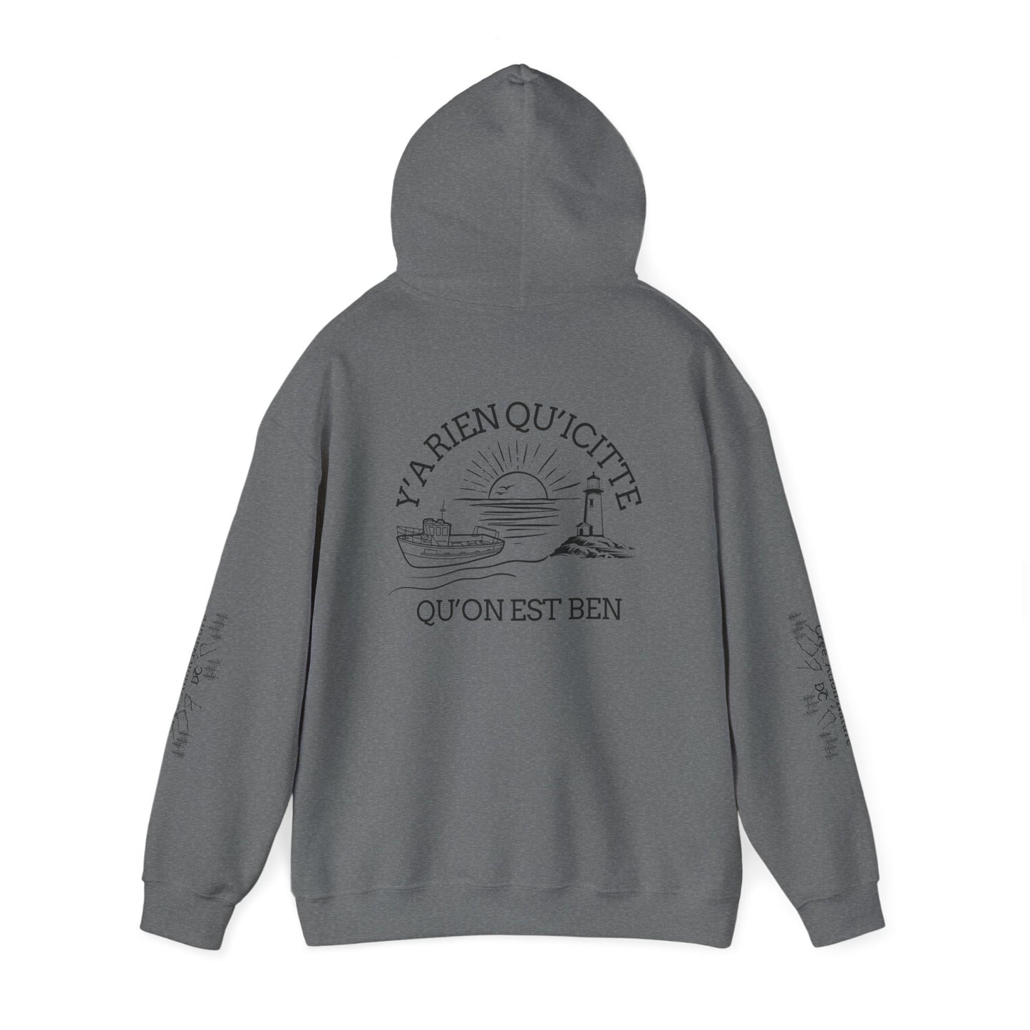 sweats a capuche Unisex Heavy Blend™ Hooded Sweatshirt - Coastal Vibes Graphic - Crée_ation Nature DC