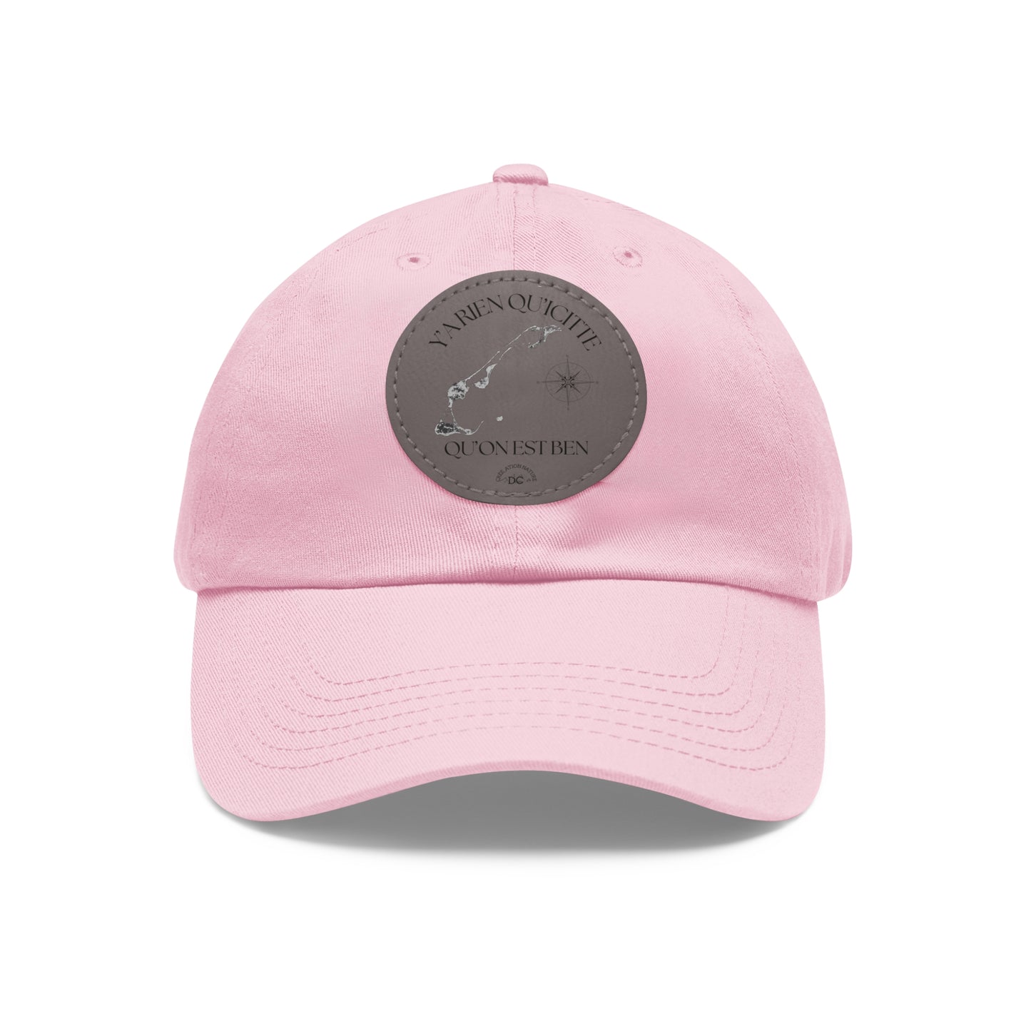 Adventure Dad Hat with Leather Patch - Perfect for Outdoor Enthusiasts - Crée_ation Nature DC