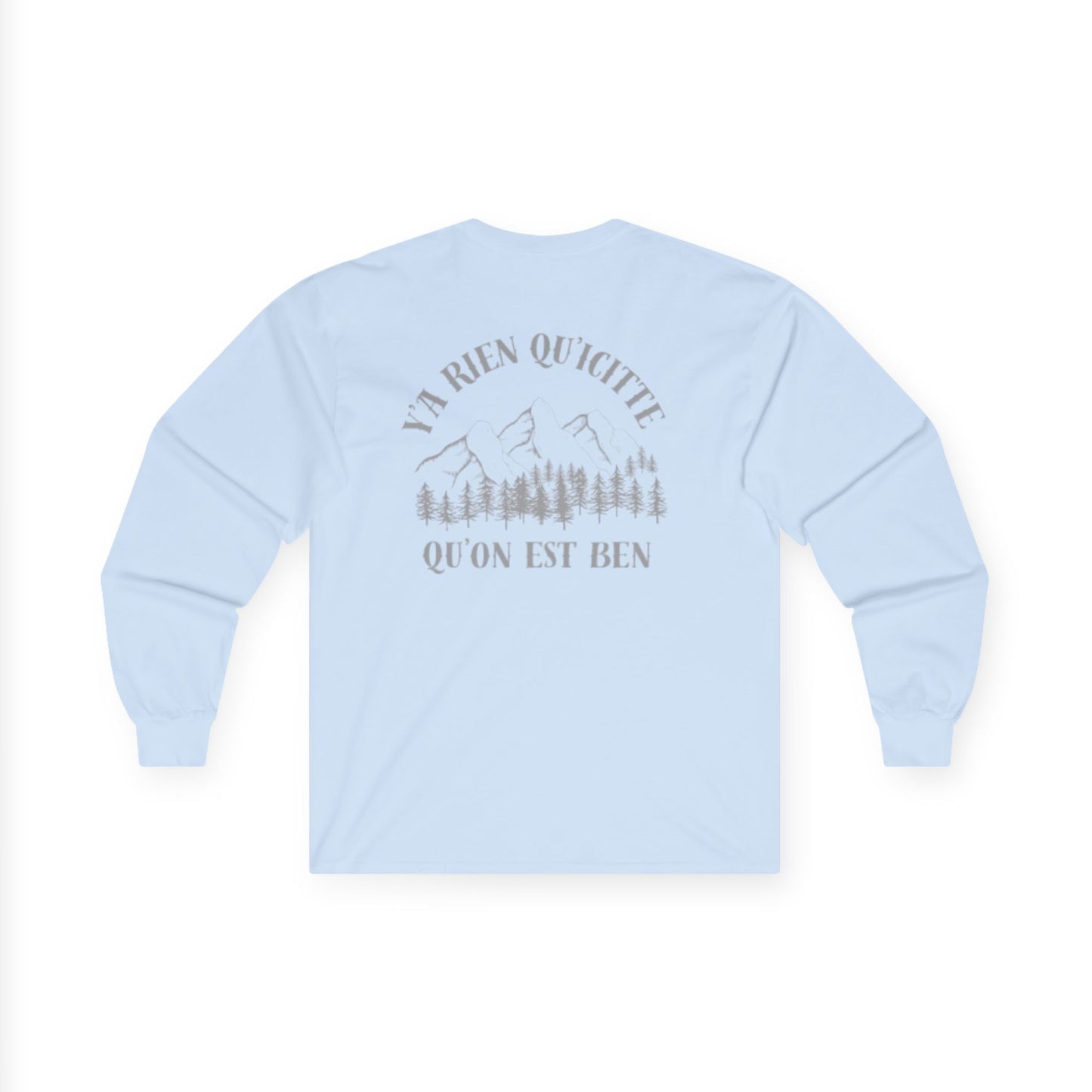 Inspirational Nature Long Sleeve Tee - Unisex Ultra Cotton Shirt for Outdoor Lovers