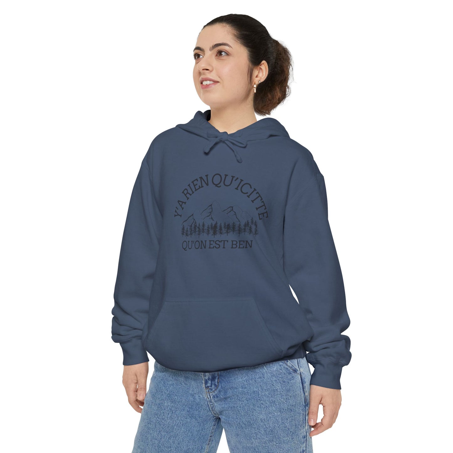Sweats à capuche Cozy Unisex Garment-Dyed Hoodie - Nature Inspired Design - Crée_ation Nature DC