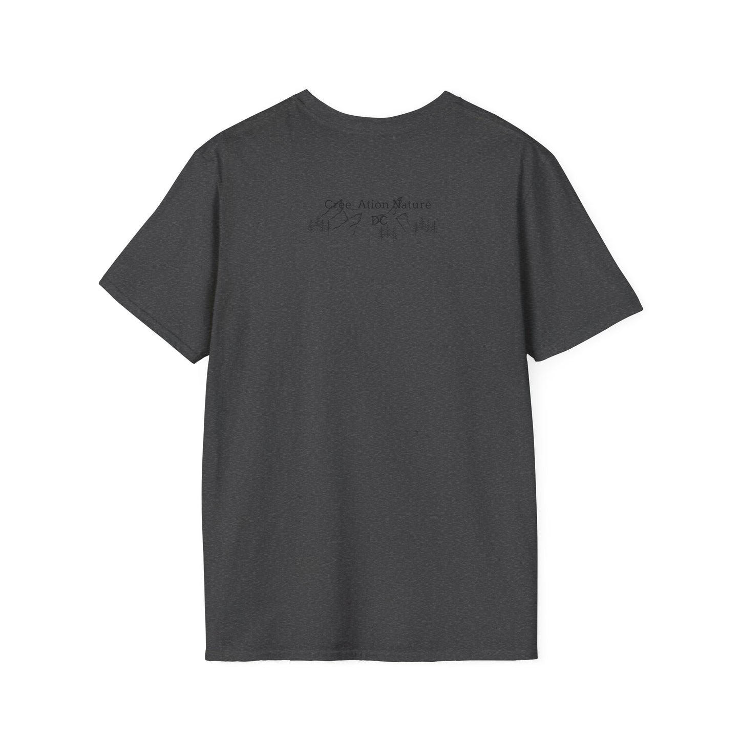 Nature-Inspired Unisex Softstyle T-Shirt - "Ya Rien Qu`Icitte" Design