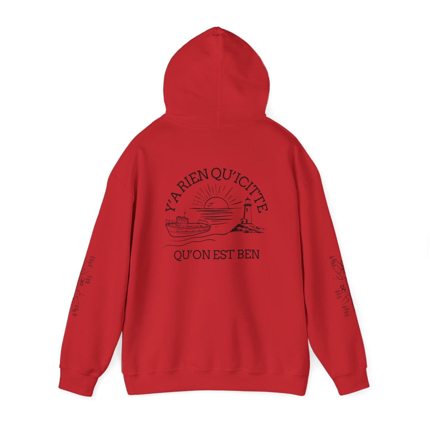 sweats a capuche Unisex Heavy Blend™ Hooded Sweatshirt - Coastal Vibes Graphic - Crée_ation Nature DC
