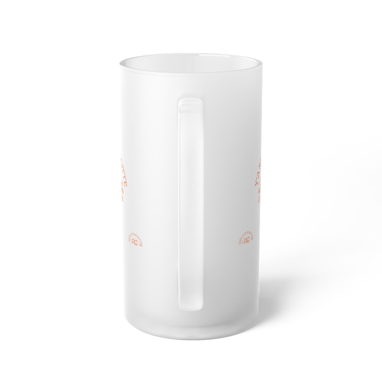 chope à bière en verre dépoli ! - Perfect for Celebrations & Gift Giving