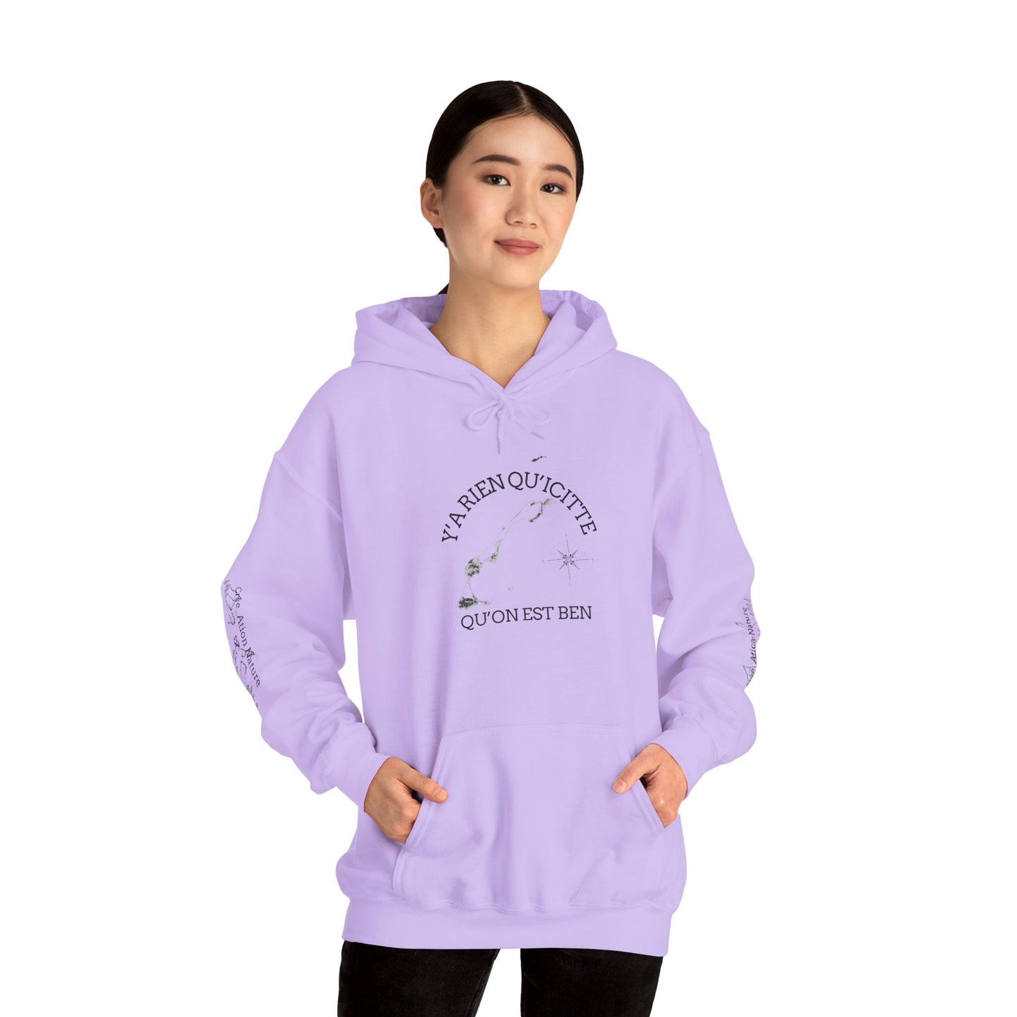 sweats a capuche -Inspirational Quote Unisex Hoodie - Cozy Heavy Blend Sweatshirt - Crée_ation Nature DC