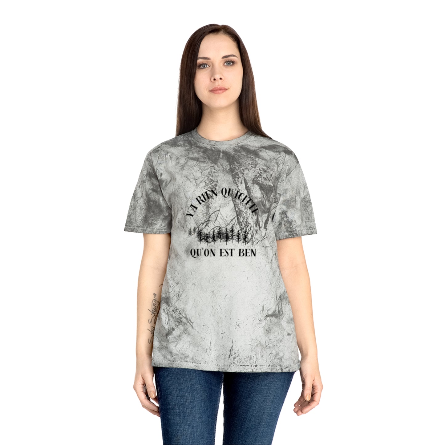 Unisex Color Blast T-Shirt - Nature-Inspired Design for Outdoor Lovers