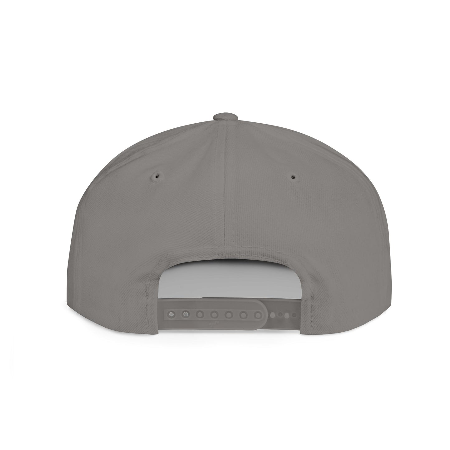 Inspirational Quote Flat Bill Snapback Hat - 'Ya Rien Qu'citte Qu'on Est Ben' -Crée_ation Nature DC