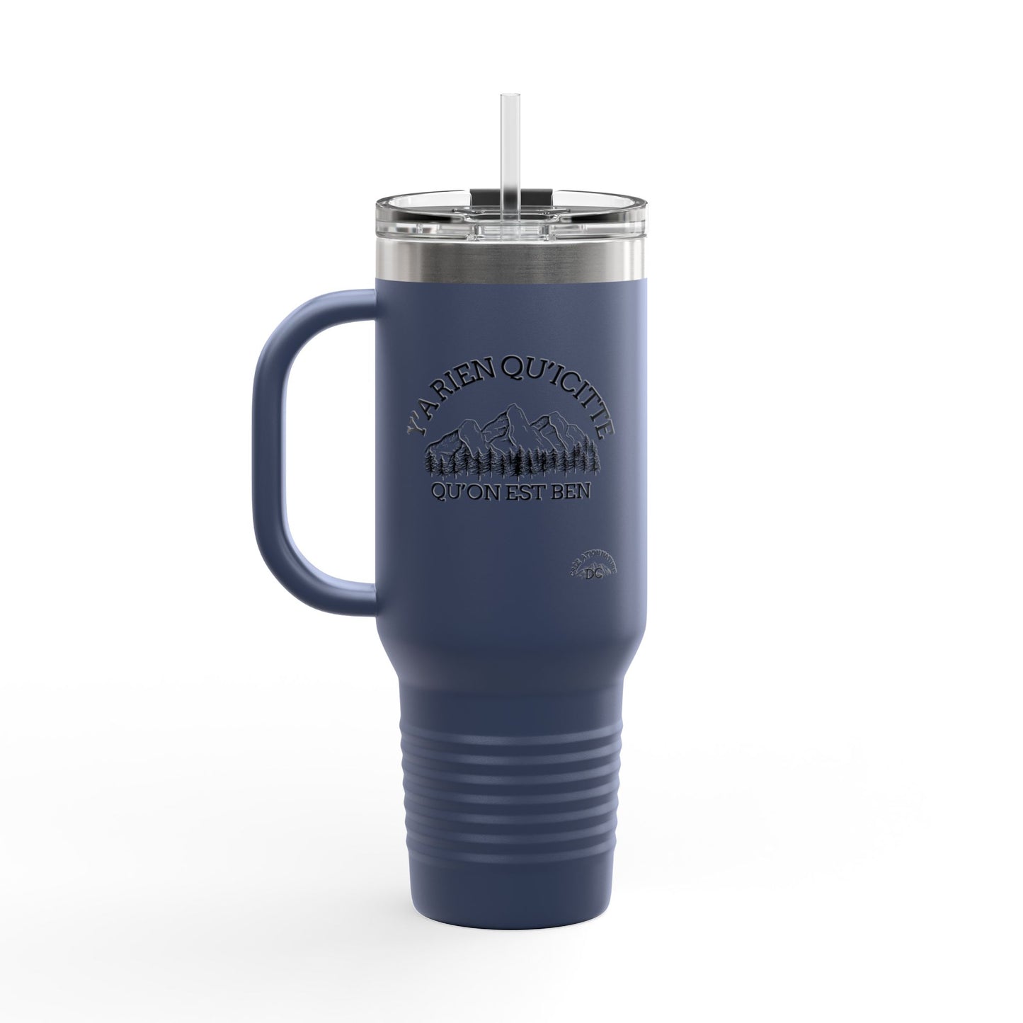 40oz Insulated Travel Mug with Bear Paw Design - Perfect for Camping and Outdoor Adventures Crée_ation Nature DC