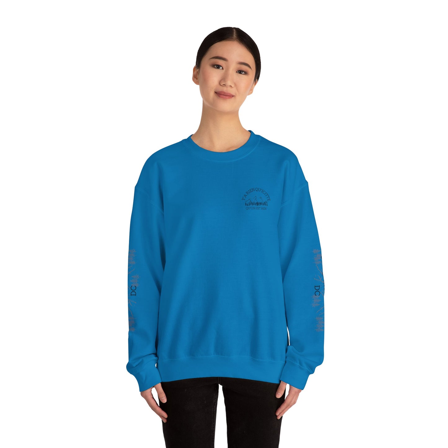 sweat-shirt à col rond confortable - Perfect for Casual Outings & Holidays Cree_Ation Nature DC
