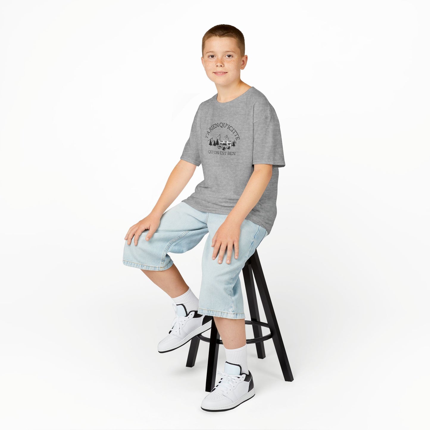 t-shirt en coton™ épais pour enfants- Adventure Awaits Kids Tee - Crée_Ation Nature DC