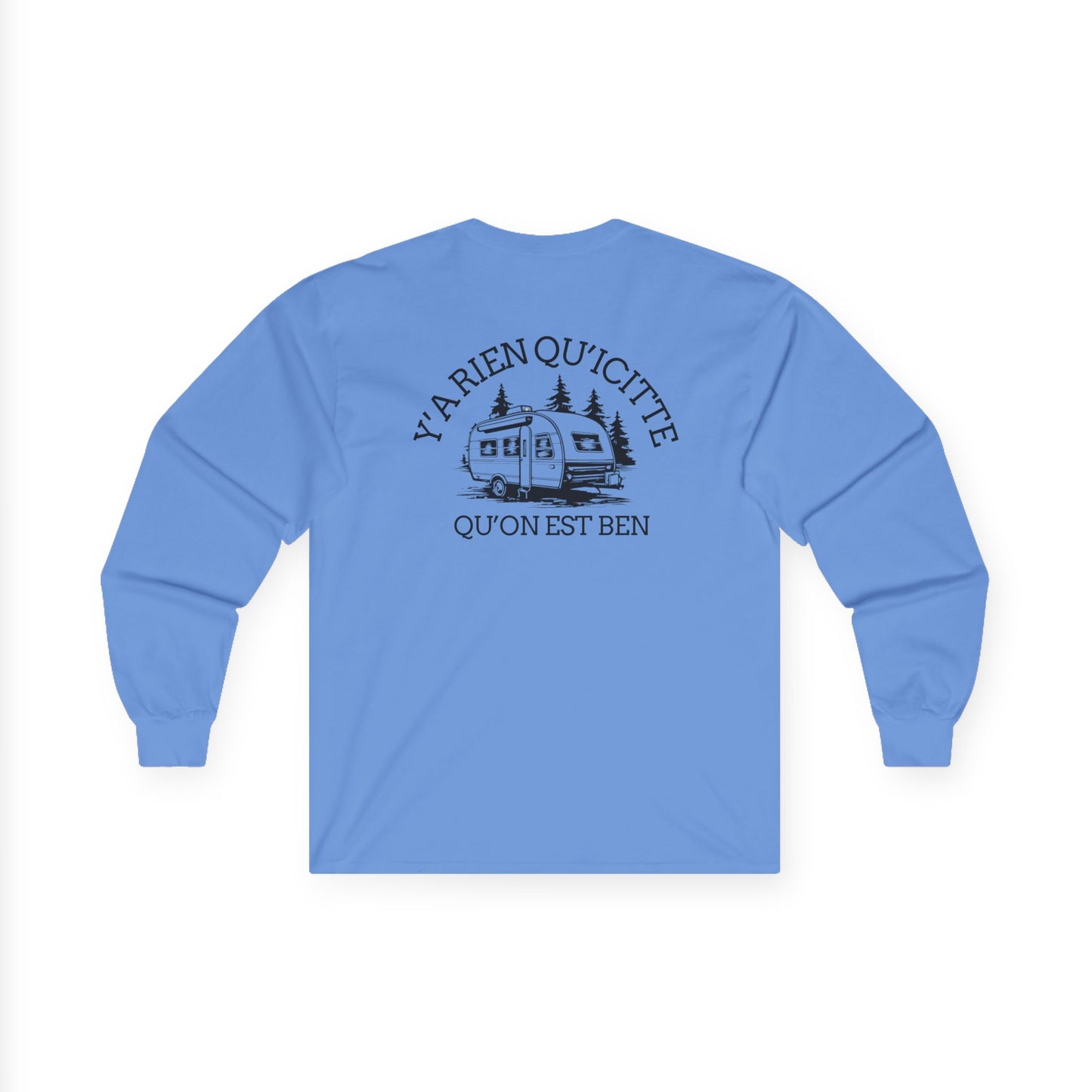 Unisex Long Sleeve Tee - RV Adventure Graphic Shirt for Nature Lovers -Crée_ation Nature DC