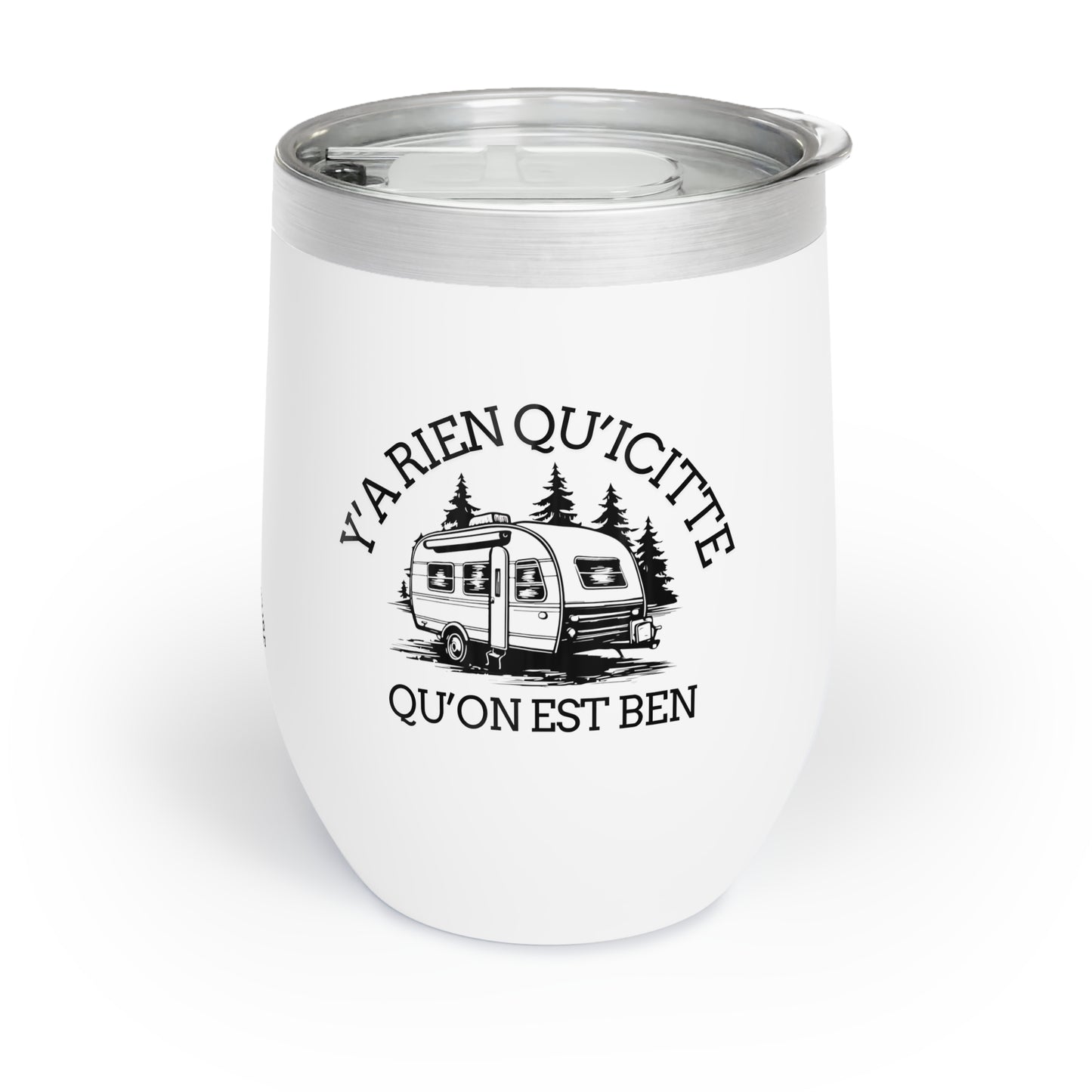 Chill Wine Tumbler - Relaxing Beverage Holder for Home & Outdoor Use Crée_ation Nature DC