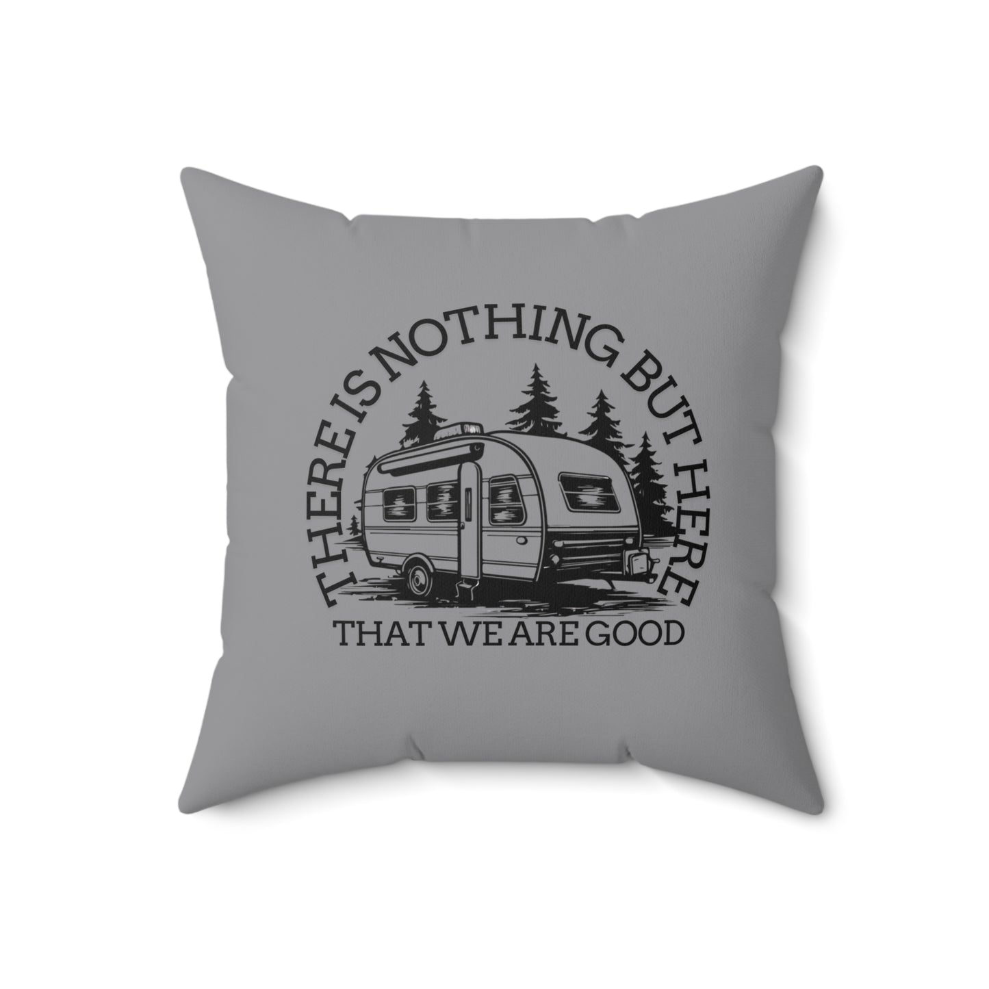 Vintage Camper Throw Pillow - Perfect for Nature Lovers- Crée_ation Nature DC