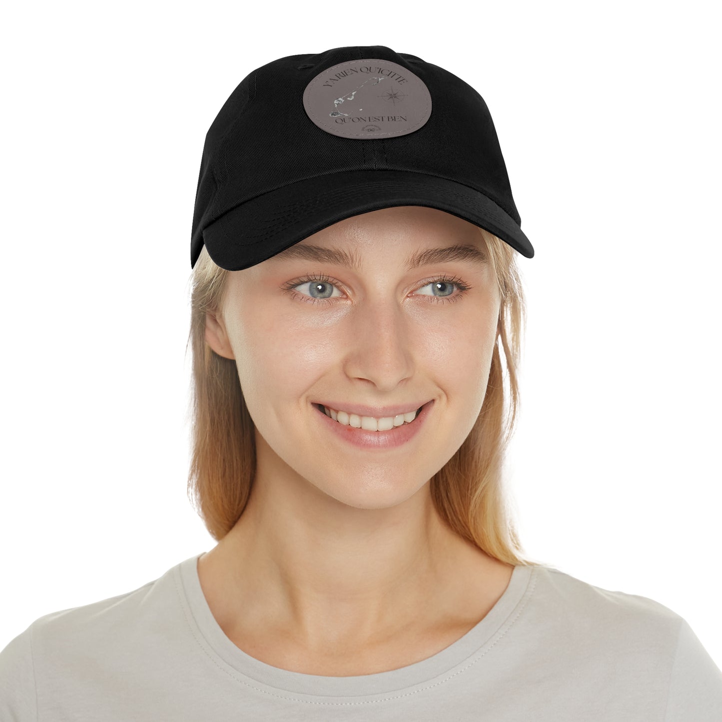 Adventure Dad Hat with Leather Patch - Perfect for Outdoor Enthusiasts - Crée_ation Nature DC