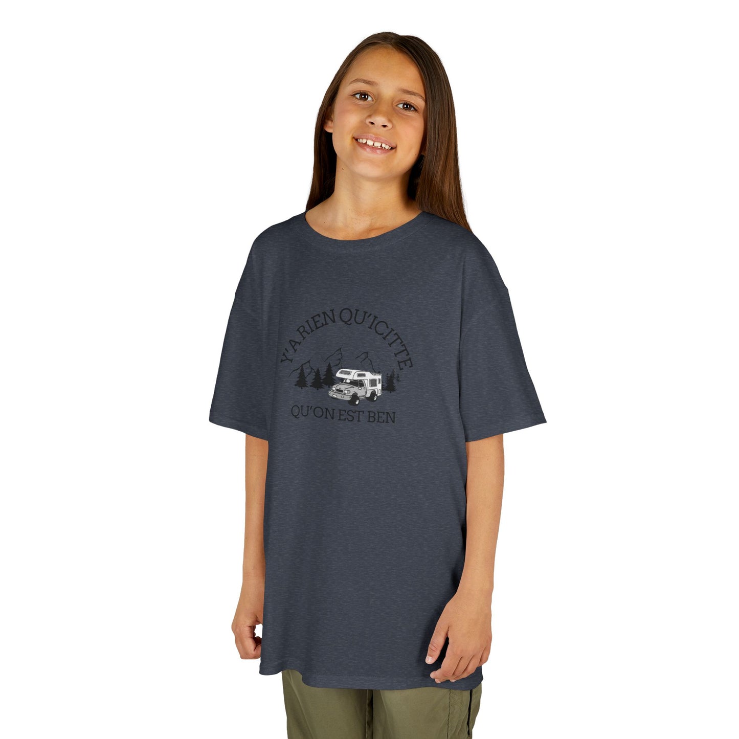 t-shirt en coton™ épais pour enfants- Adventure Awaits Kids Tee - Crée_Ation Nature DC