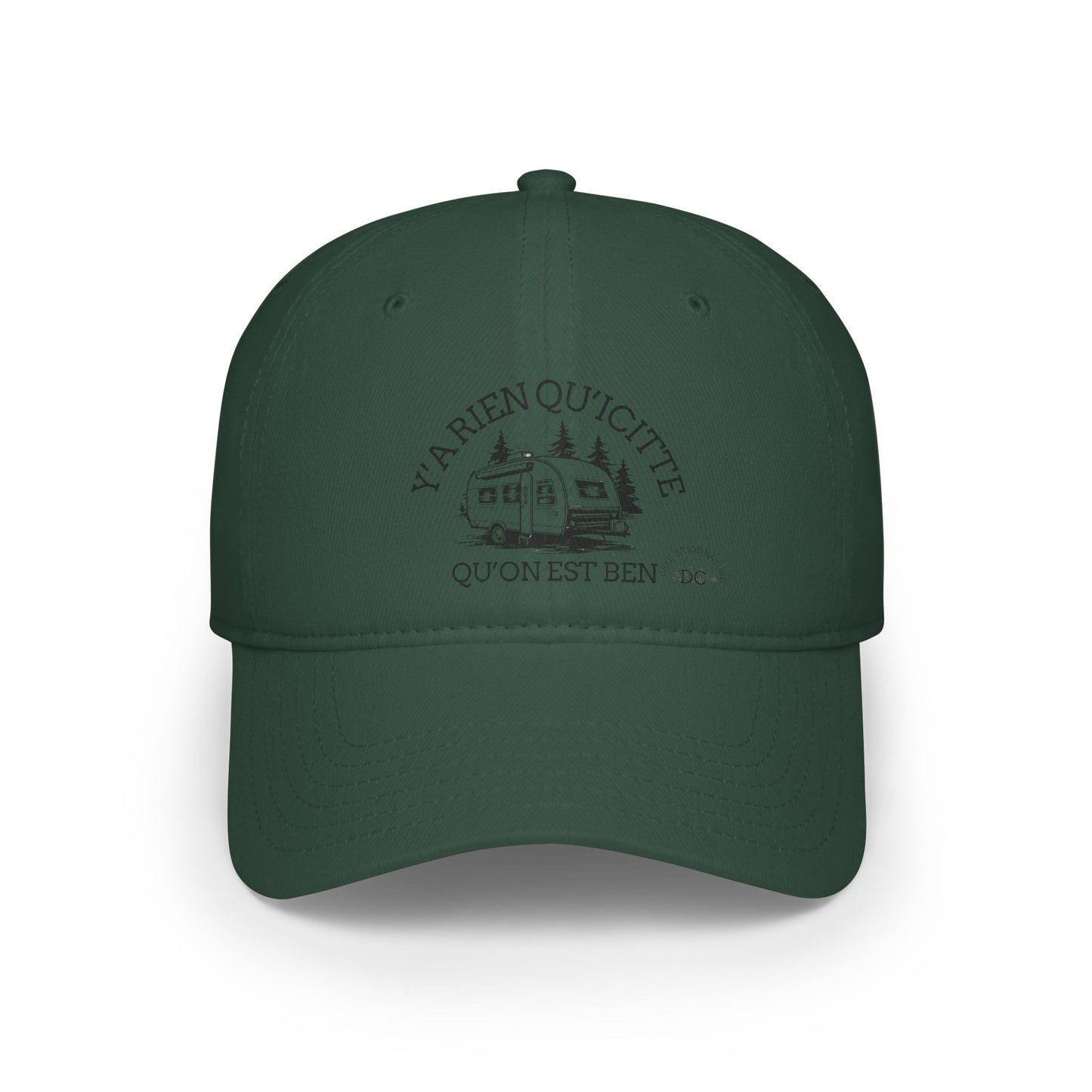 Quirky Outdoor Low Profile Baseball Cap - Perfect for Camping Lovers - Crée_ation Nature DC