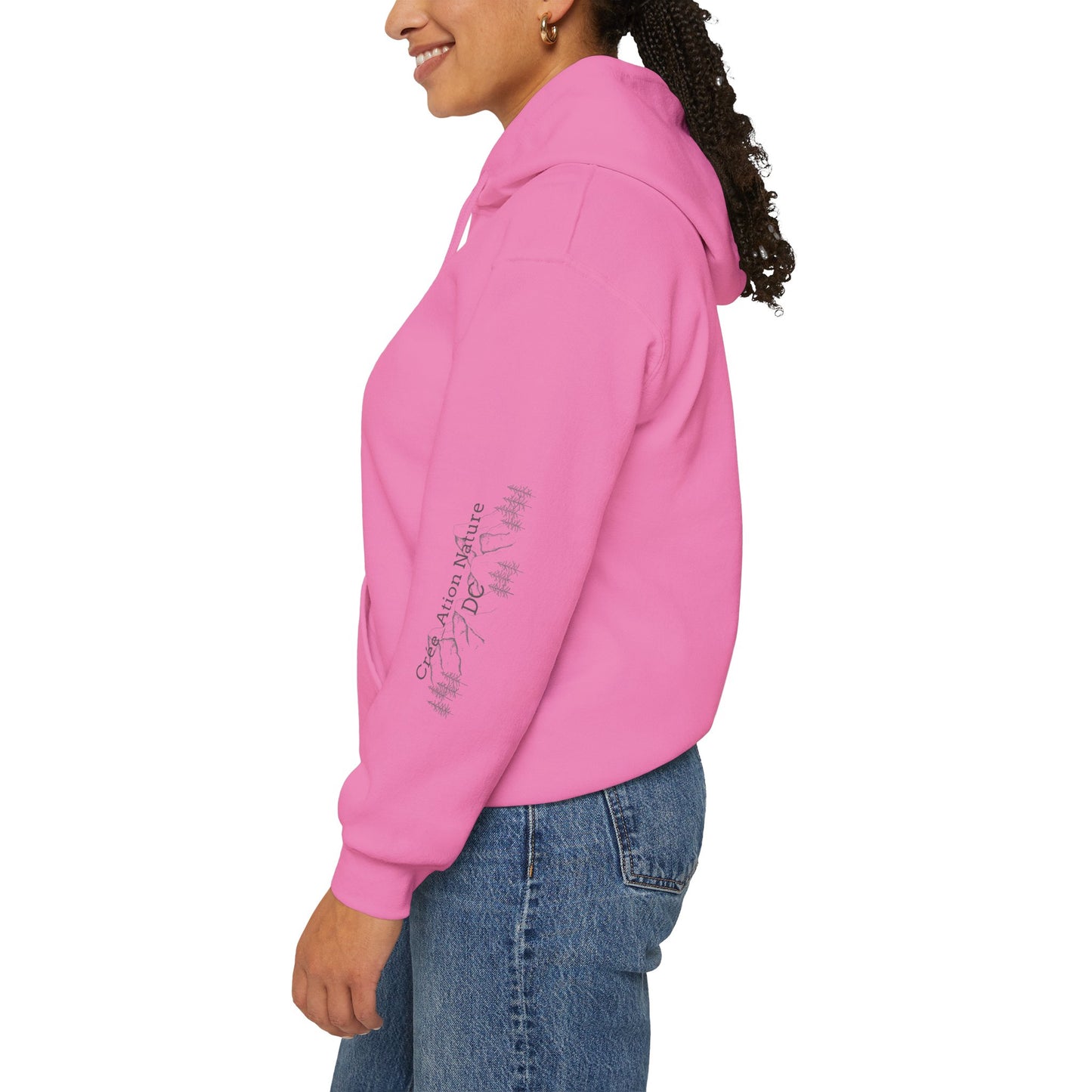 sweat-shirt à capuche unisexe - 'Y'A RIEN QU'ICITTE - Qu'On Est Ben'-Crée_ation Nature DC