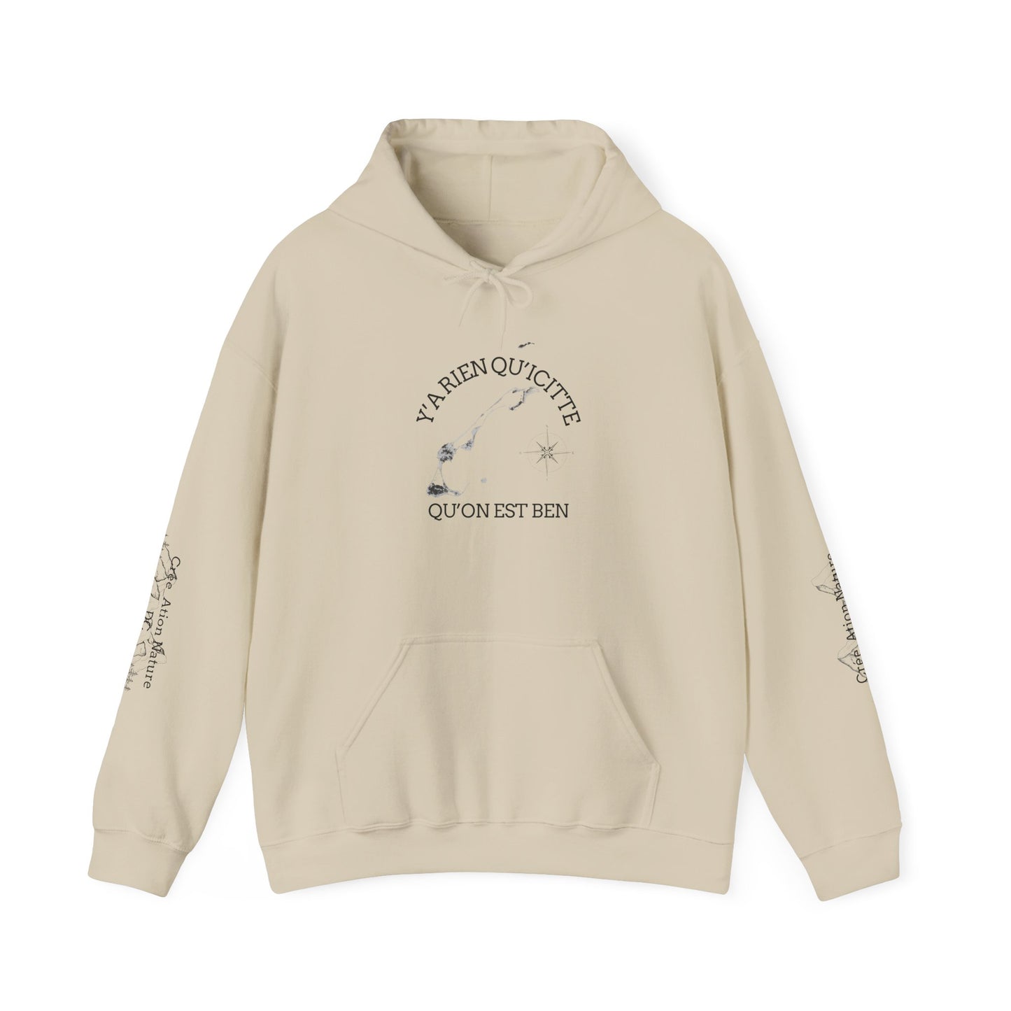 sweats a capuche -Inspirational Quote Unisex Hoodie - Cozy Heavy Blend Sweatshirt - Crée_ation Nature DC