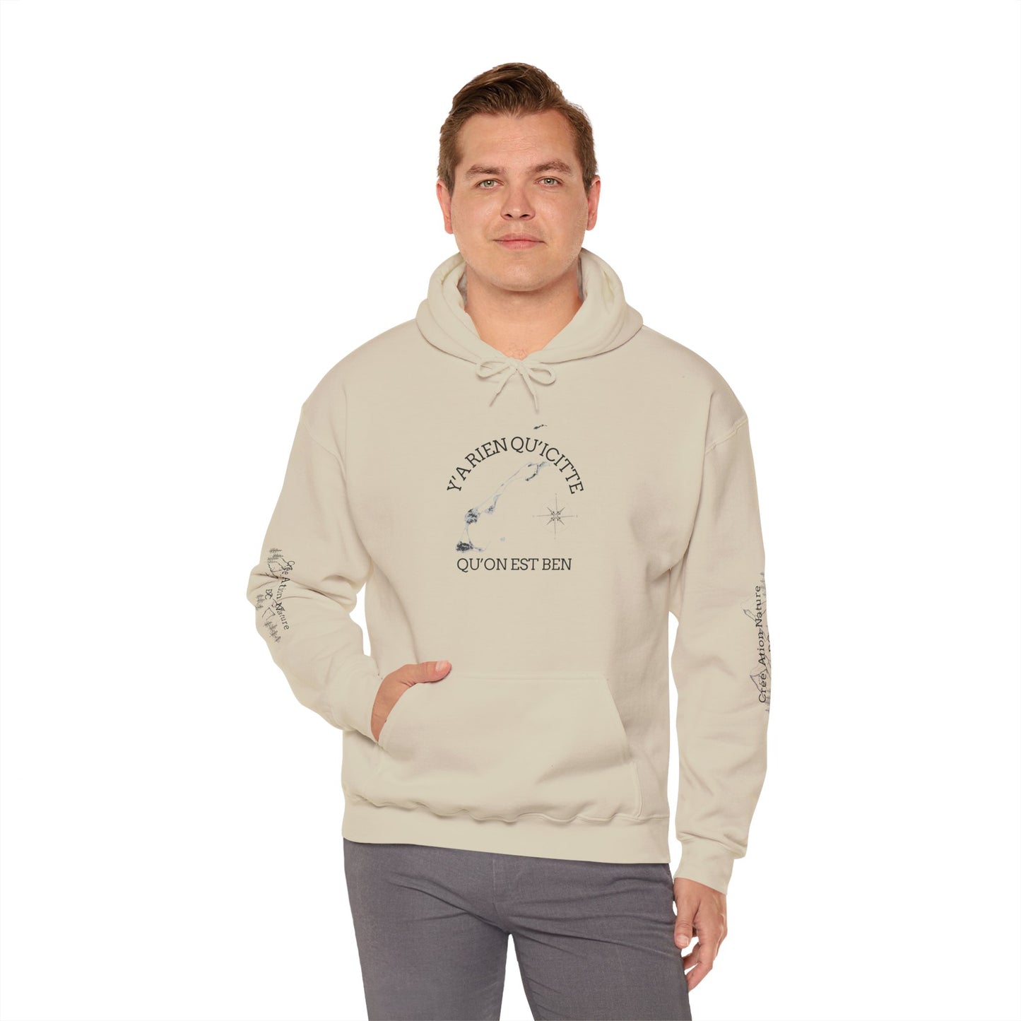 sweats a capuche -Inspirational Quote Unisex Hoodie - Cozy Heavy Blend Sweatshirt - Crée_ation Nature DC