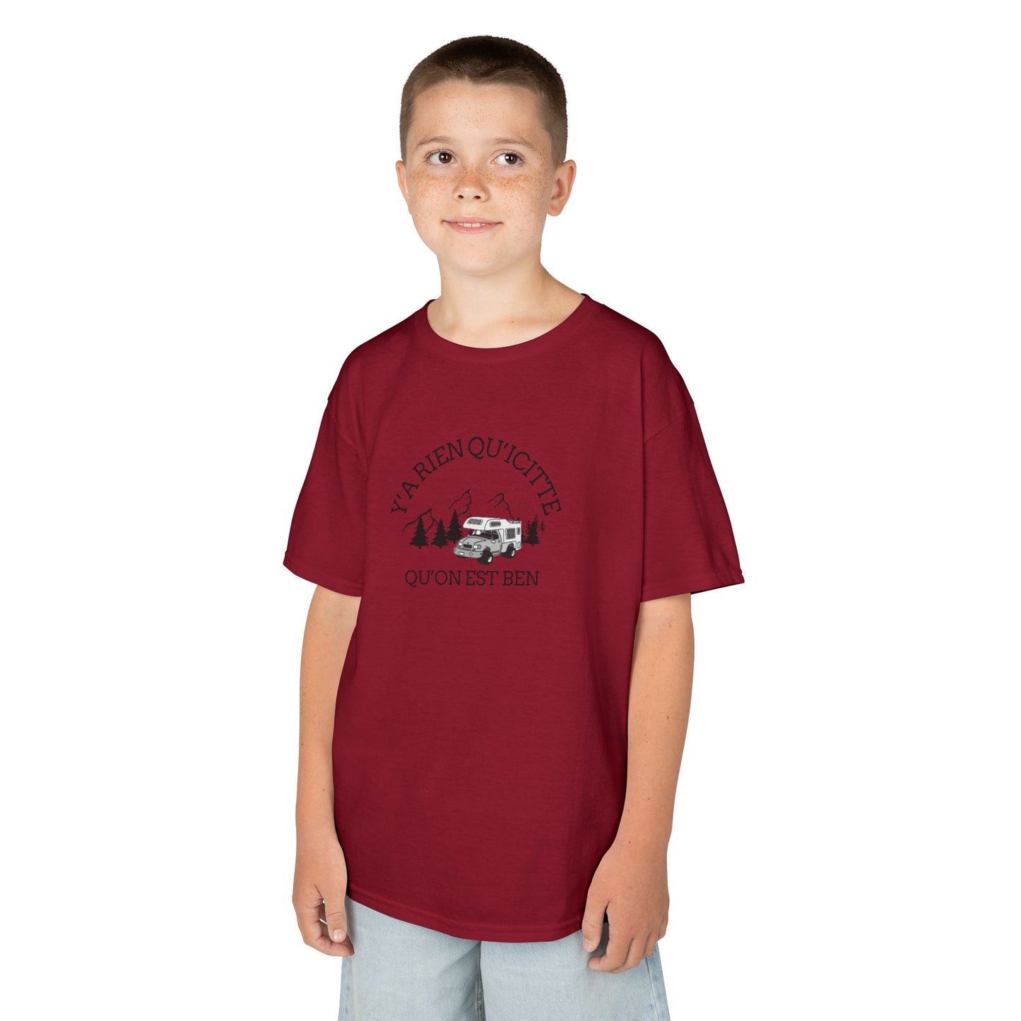 t-shirt en coton™ épais pour enfants- Adventure Awaits Kids Tee - Crée_Ation Nature DC