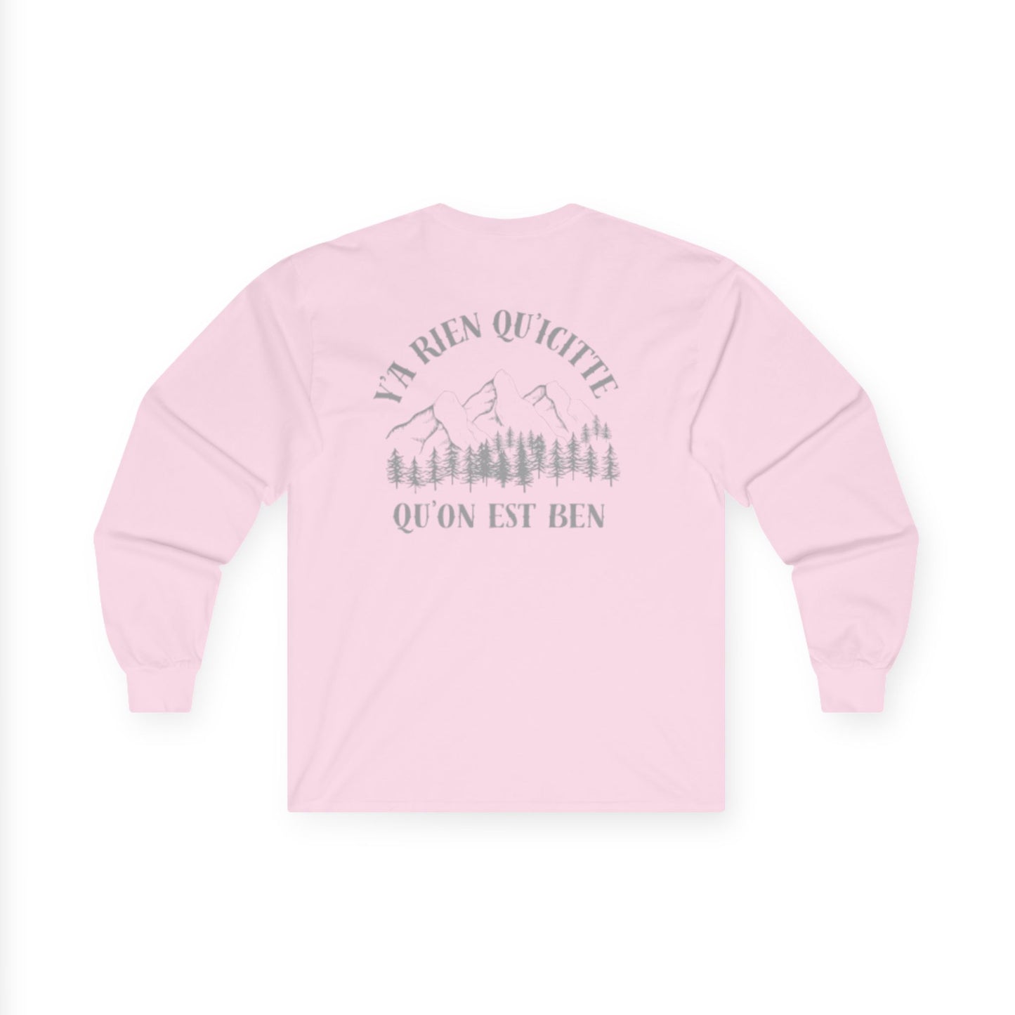Inspirational Nature Long Sleeve Tee - Unisex Ultra Cotton Shirt for Outdoor Lovers