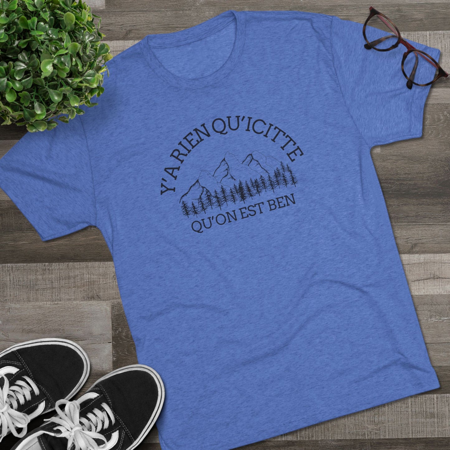 Unisex Tri-Blend Crew Tee - Nature Quote Graphic T-Shirt for Outdoor Enthusiasts - Crée_ation Nature DC