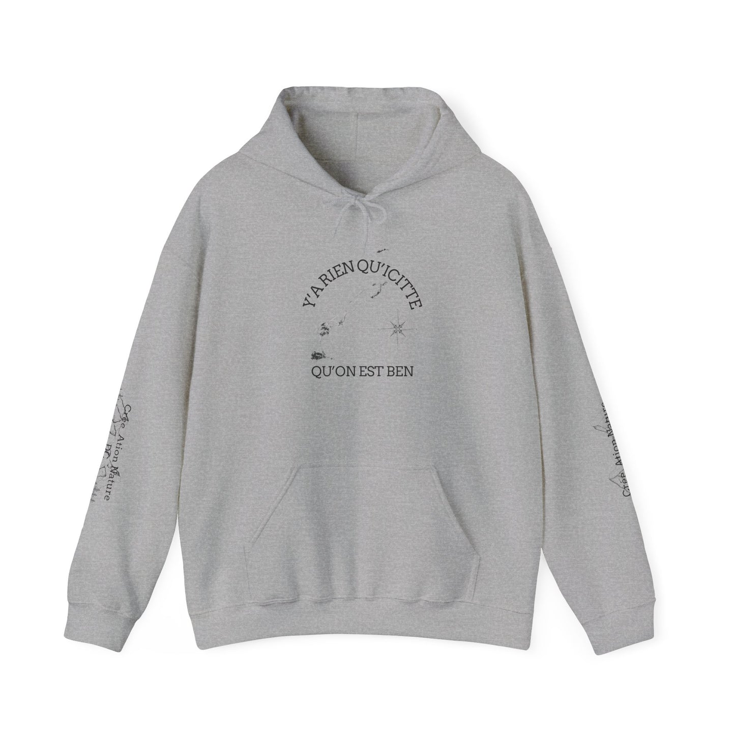 sweats a capuche -Inspirational Quote Unisex Hoodie - Cozy Heavy Blend Sweatshirt - Crée_ation Nature DC