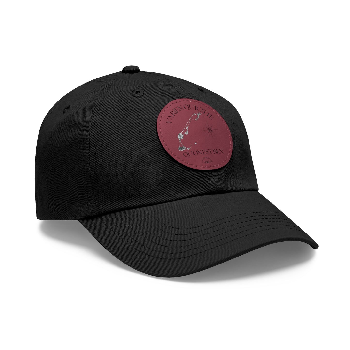 Adventure Dad Hat with Leather Patch - Perfect for Outdoor Enthusiasts - Crée_ation Nature DC