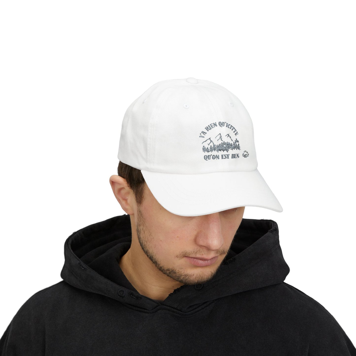 Adventure Dad Cap - Relaxed Fit with Inspirational Mountain Design