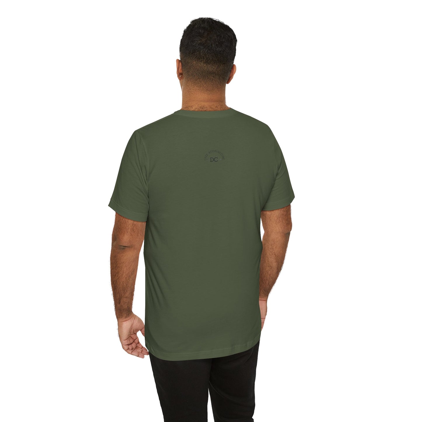 Adventure Spirit Unisex Short Sleeve Tee – 'Y'a Rien Qu'Icitte' Design-Crée_ation Nature DC