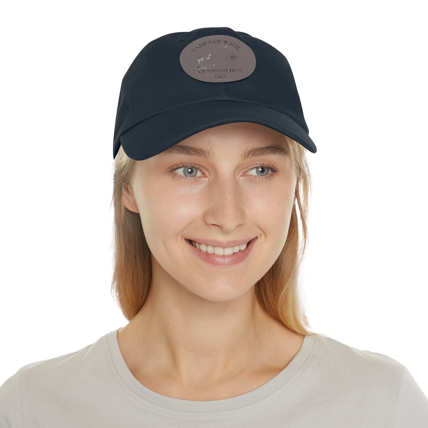 Adventure Dad Hat with Leather Patch - Perfect for Outdoor Enthusiasts - Crée_ation Nature DC
