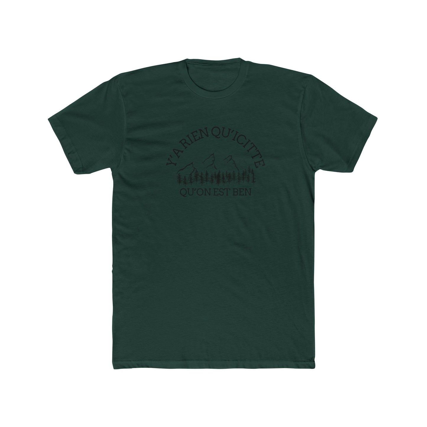 Unisex Cotton Crew Tee - Alpine Adventure Quote Tee - Crée_ation Nature DC