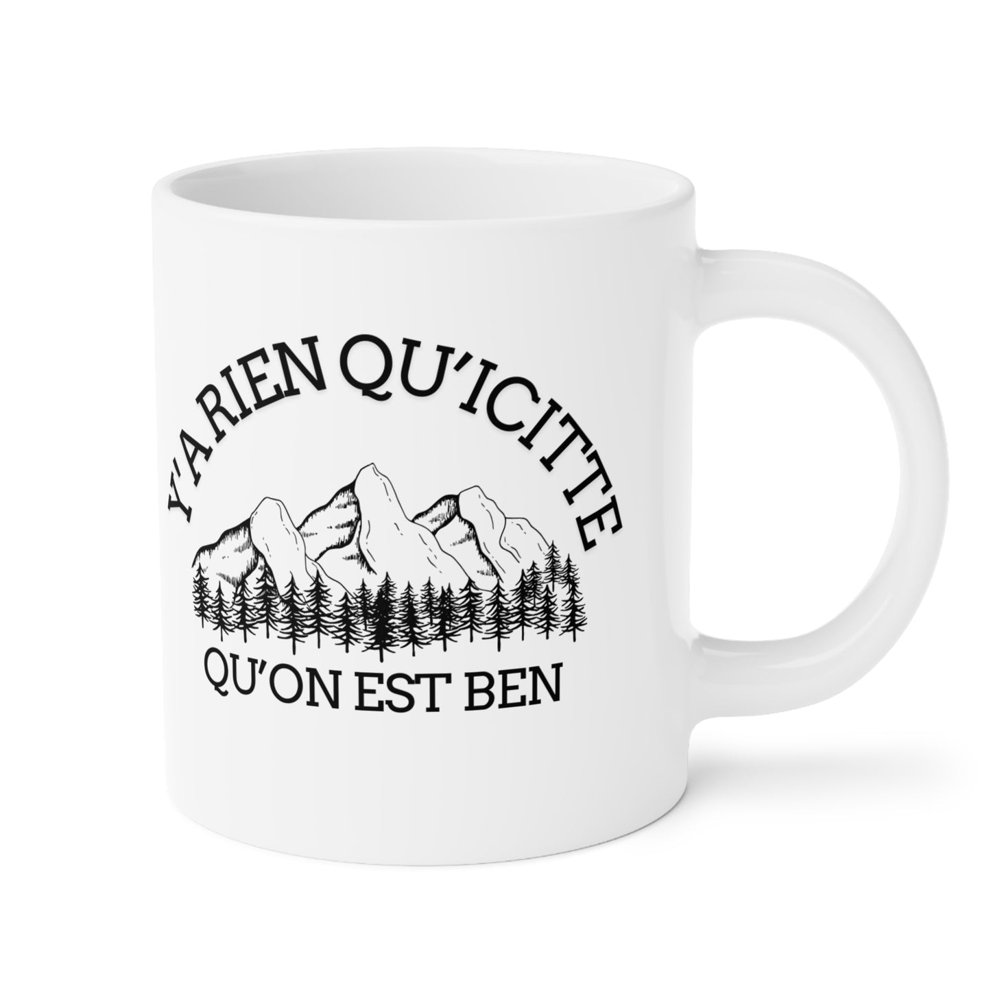 tasse a café montagne , Mountain Vibes Ceramic Mug - 11oz, 15oz, 20oz - Perfect Gift for Nature Lovers- Crée_ation Nature DC