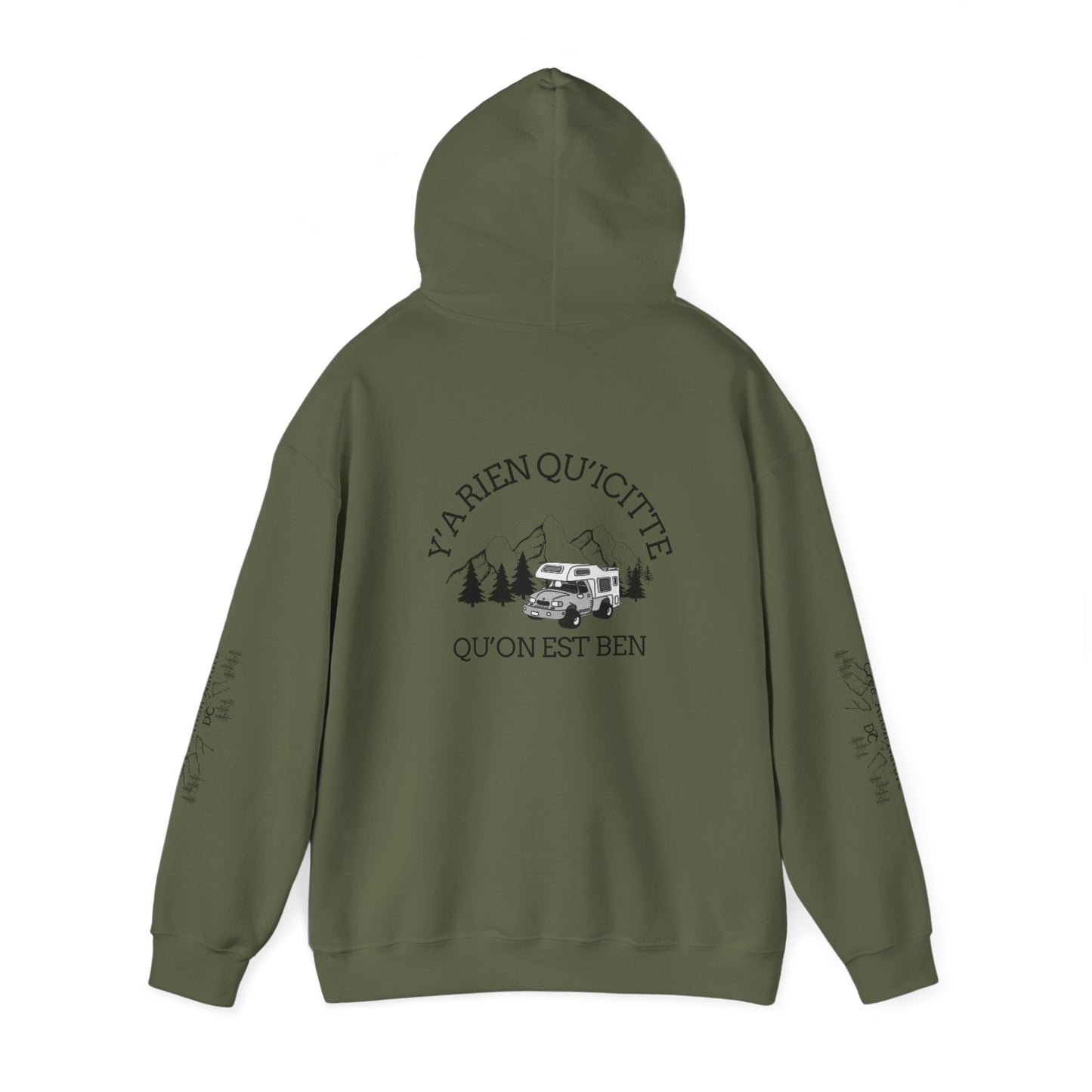 Sweats a capuche Unisex Heavy Blend™ Hooded Sweatshirt - Cozy Adventure Vibes - Perfect for Outdoor Lovers-Crée_ation Nature DC