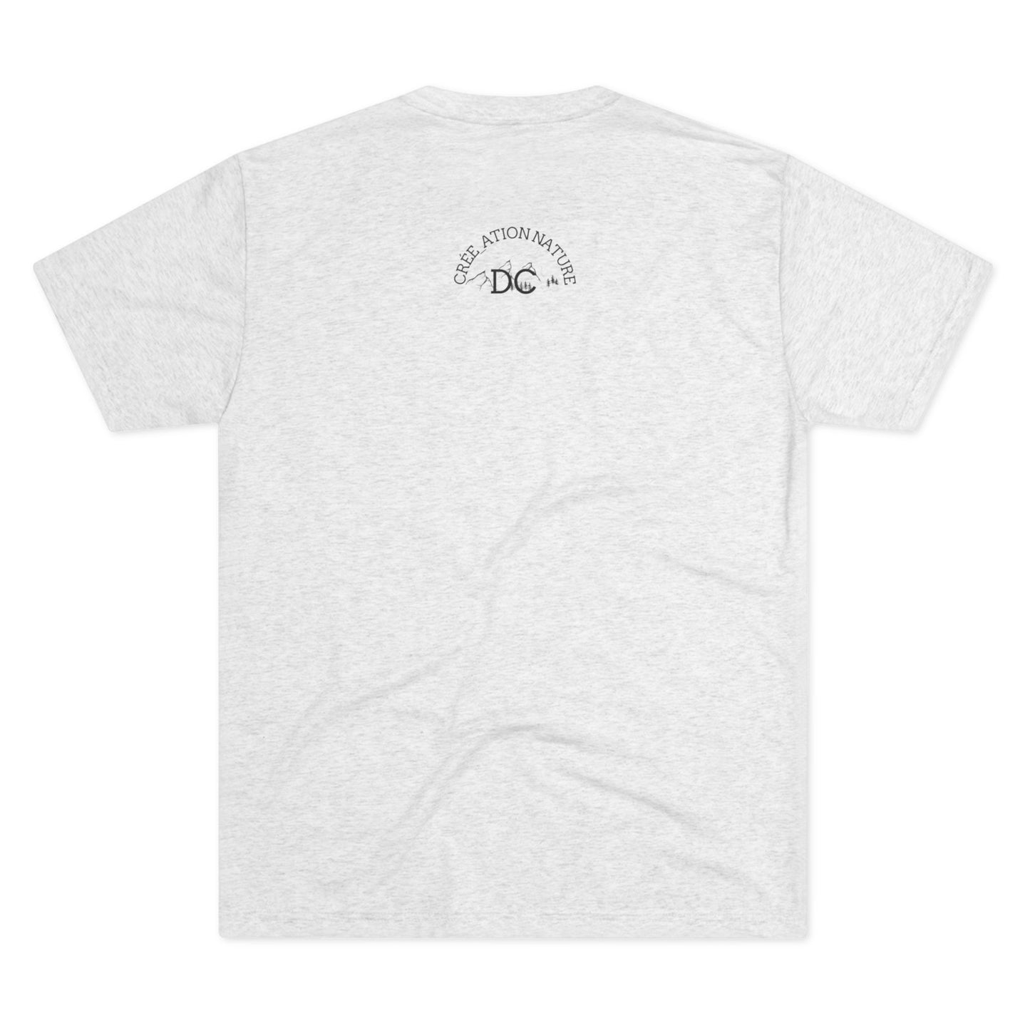 Unisex Tri-Blend Crew Tee - Nature Quote Graphic T-Shirt for Outdoor Enthusiasts - Crée_ation Nature DC