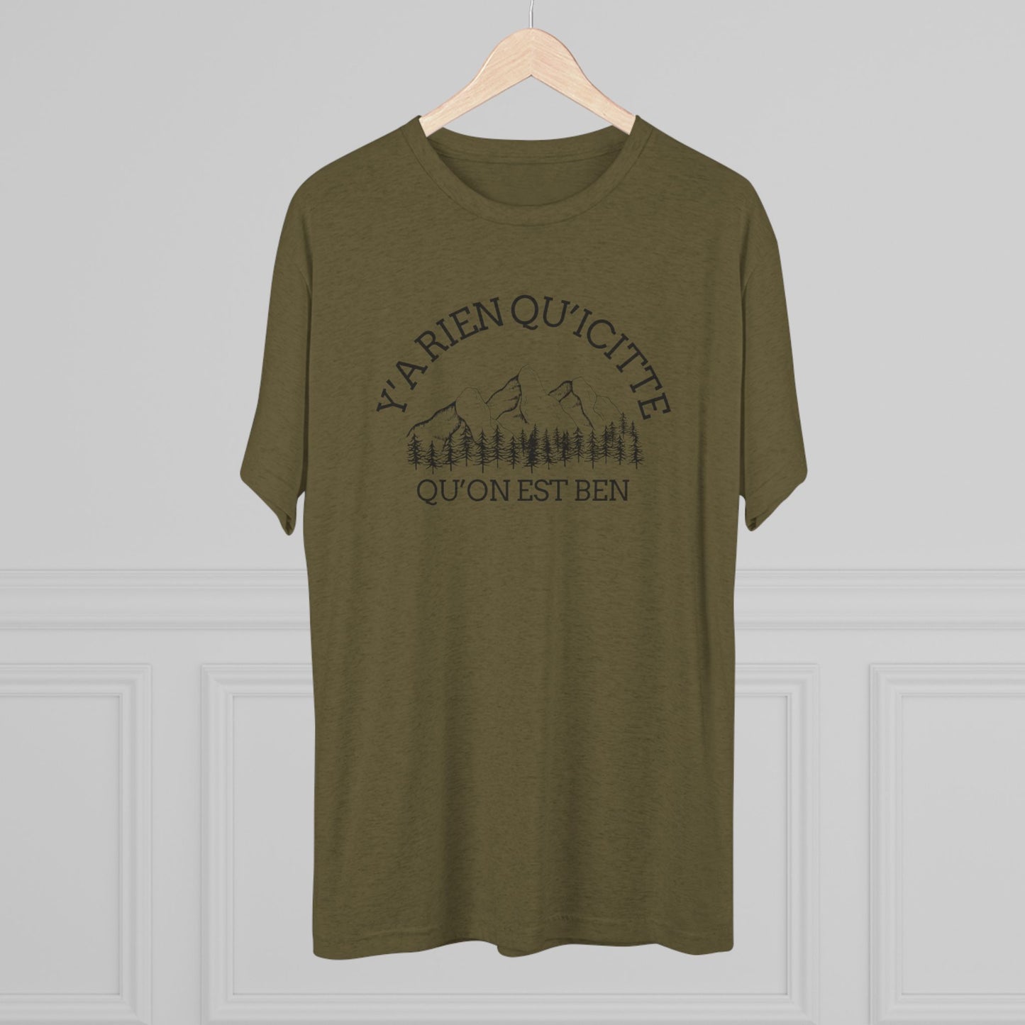 Unisex Tri-Blend Crew Tee - Nature Quote Graphic T-Shirt for Outdoor Enthusiasts - Crée_ation Nature DC