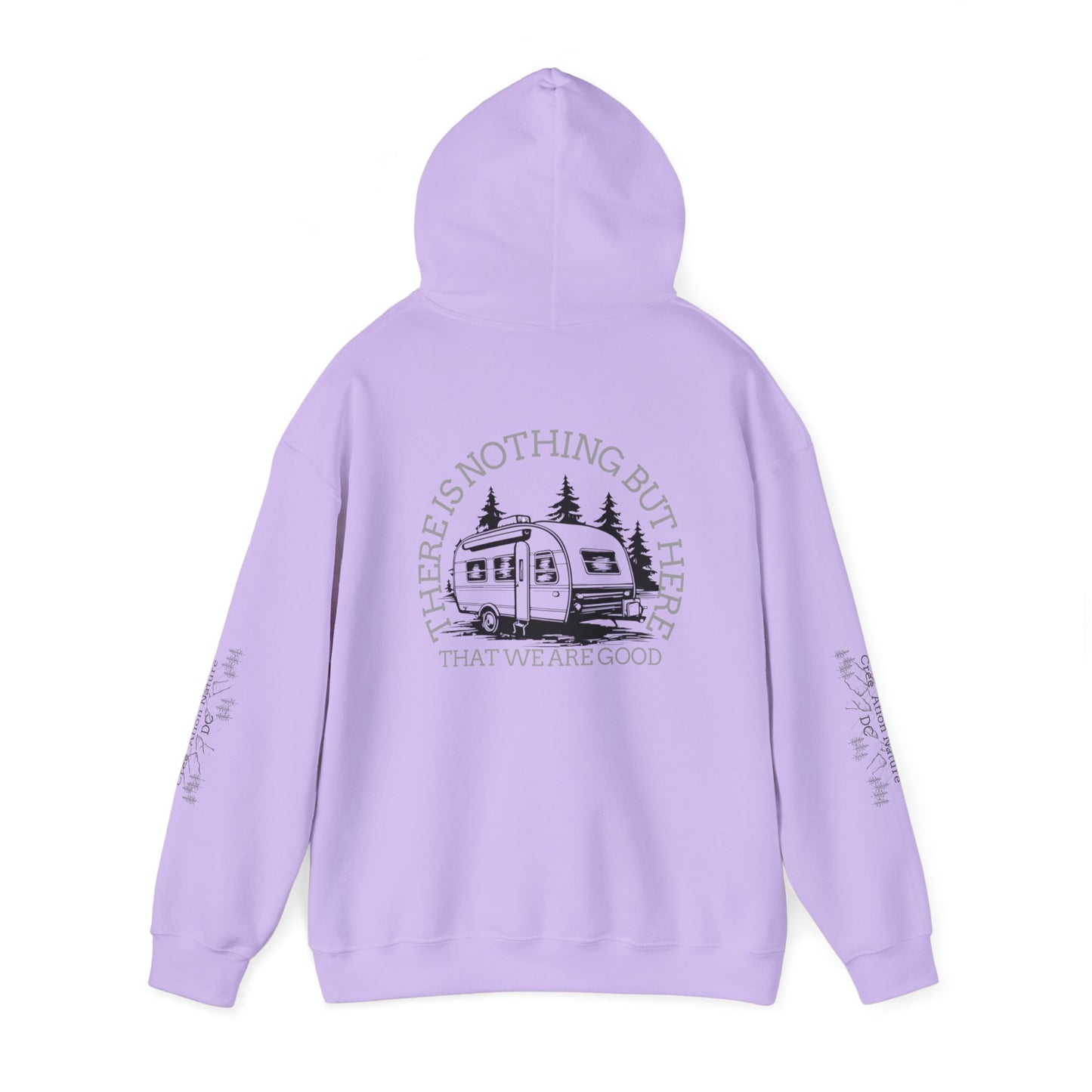 Inspirational Camping Hoodie - Unisex Heavy Blend™ Sweatshirt with Nature Design